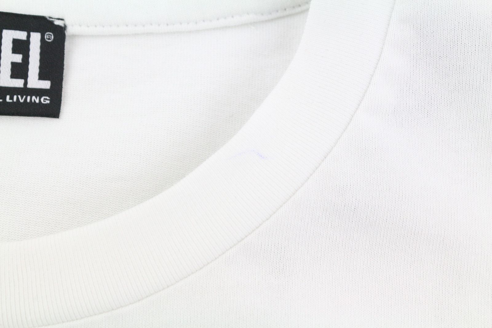 Diesel T-JUST-B56 2XL White Crew Logo T-Shirt 41176 Size US XXL / EU 58 / 5 - 11 Thumbnail