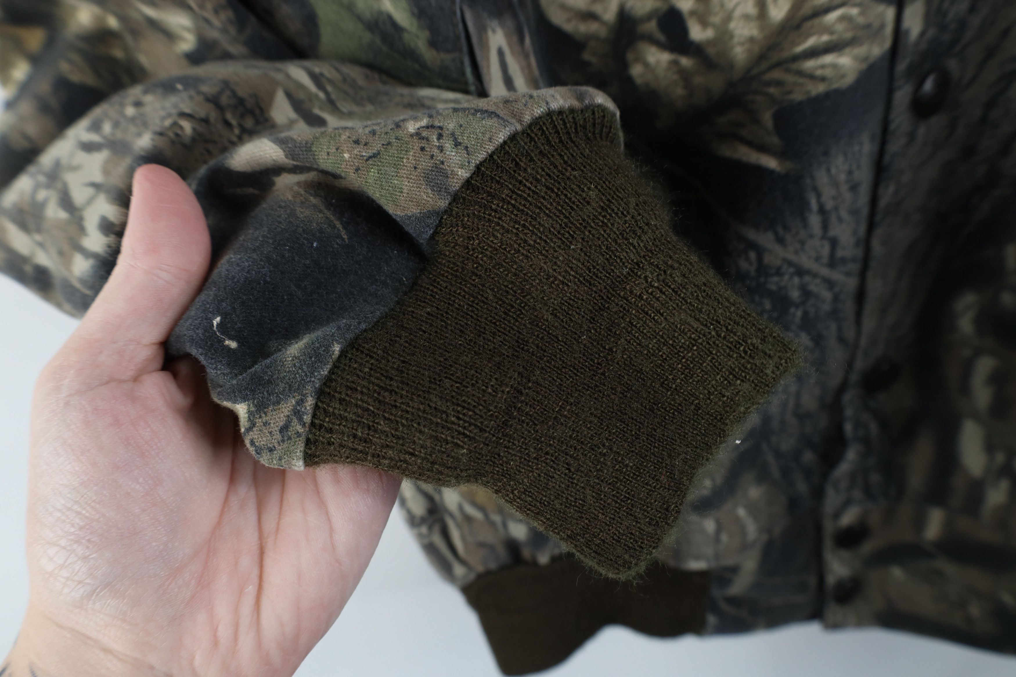 Mossy Oaks × Vintage Vintage 80s 90s Mossy Oak Camouflage Bomber Jacket USA Size US L / EU 52-54 / 3 - 6 Thumbnail