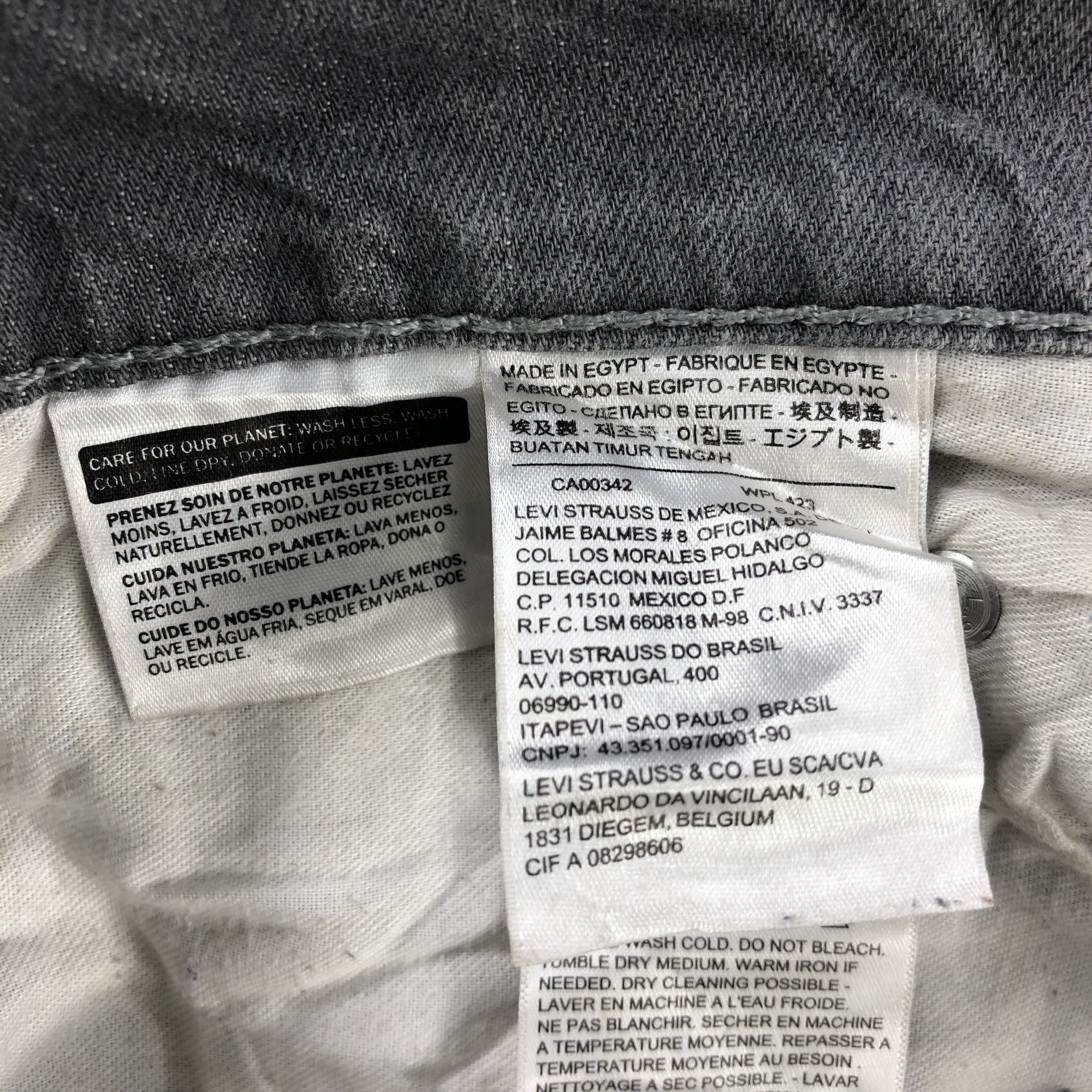 Levi's Levis 541 Jeans Faded Black Denim KJ1090 Size US 32 / EU 48 - 11 Thumbnail