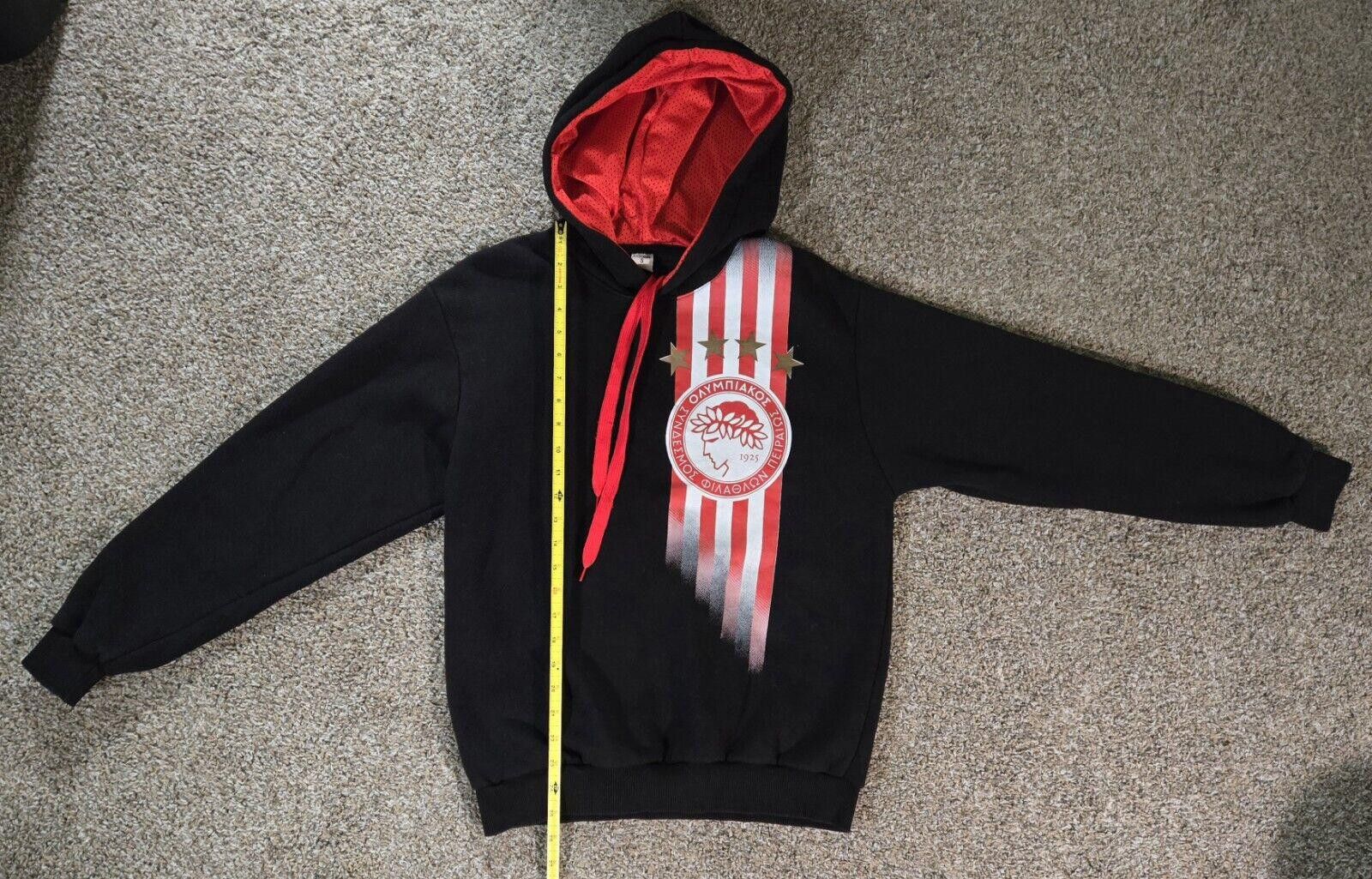 Designer Red Store Olympiakos Hooded Sweatshirt Size Small Size US S / EU 44-46 / 1 - 6 Thumbnail