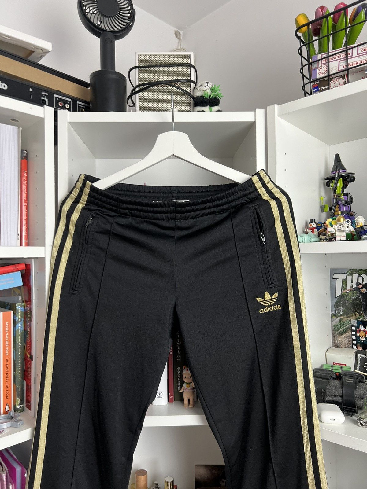 Adidas × Vintage Vintage y2k Adidas wide leg baggy sweatpants S blockcore 00s Size 30" / US 8 / IT 44 - 3 Thumbnail