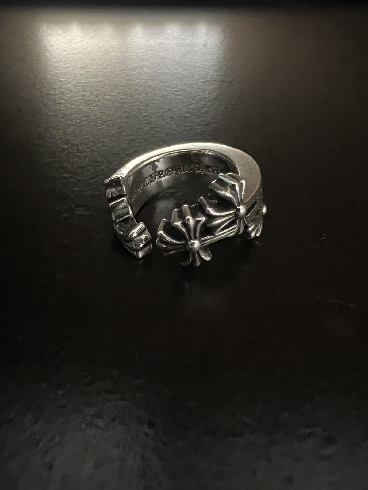 Chrome Hearts Cross Curve Ring Size 9.5 US Size ONE SIZE - 2 Thumbnail
