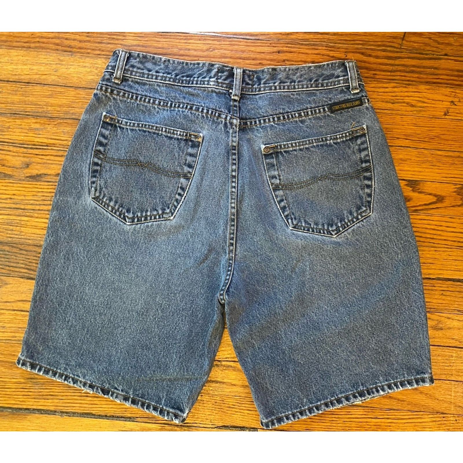Structure Men's Structure Vintage Denim Blue Jean Shorts Men's Size 33 Size US 33 - 3 Thumbnail