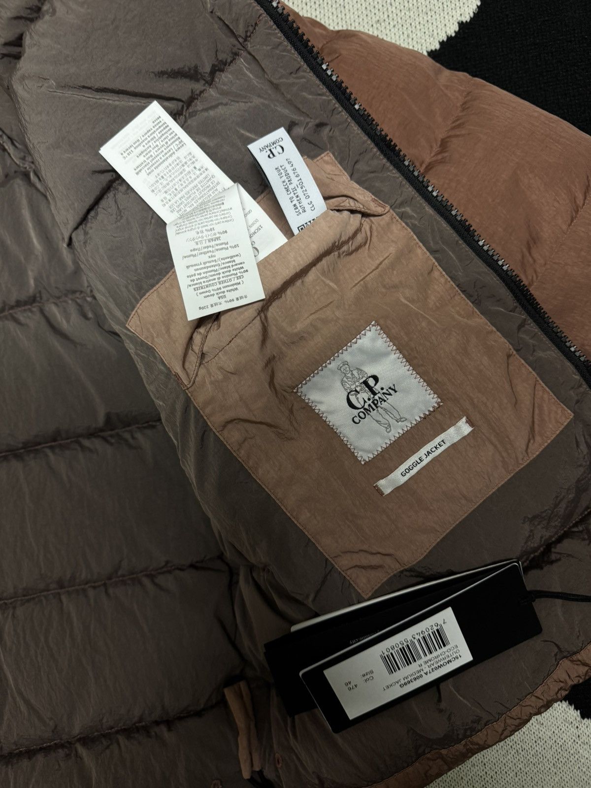 C.P. Company C.P Company Eco Chrome-R Google Down Jacket Size US S / EU 44-46 / 1 - 6 Thumbnail