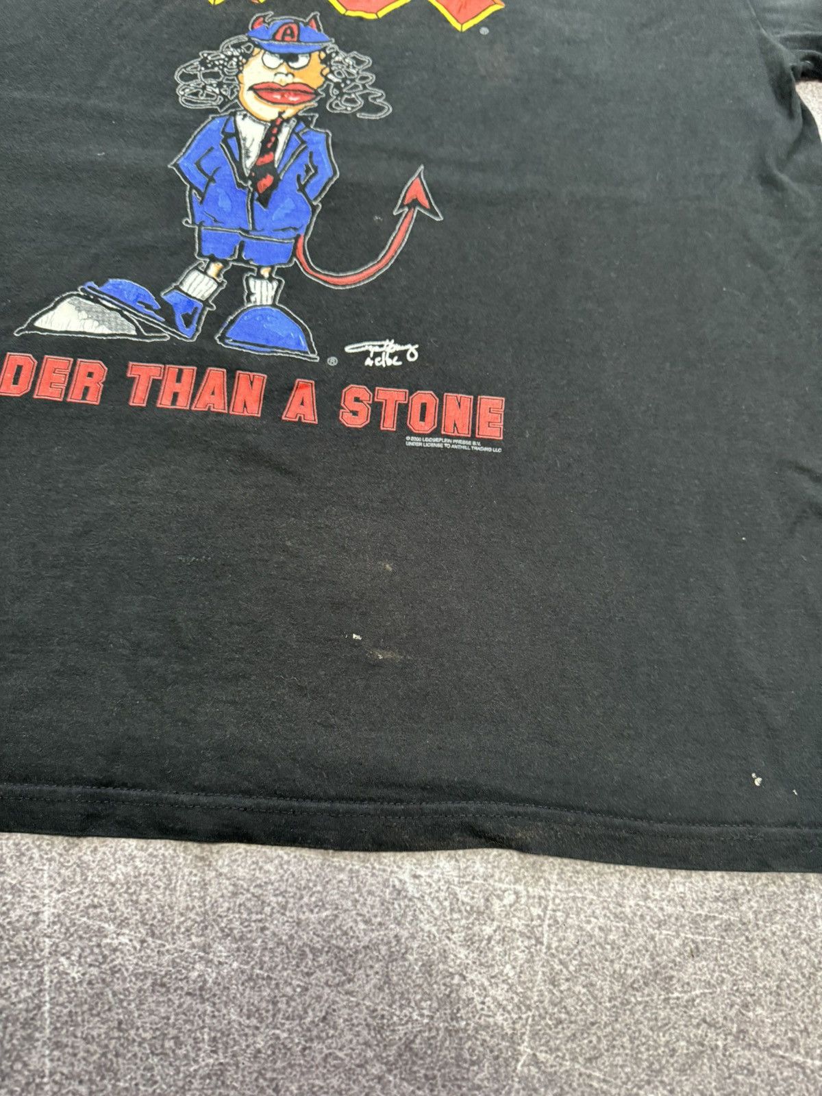 Band Tees Ac Dc 2000 Harder Than A Stone Vintage t Shirt Rock Band Size US XL / EU 56 / 4 - 8 Thumbnail