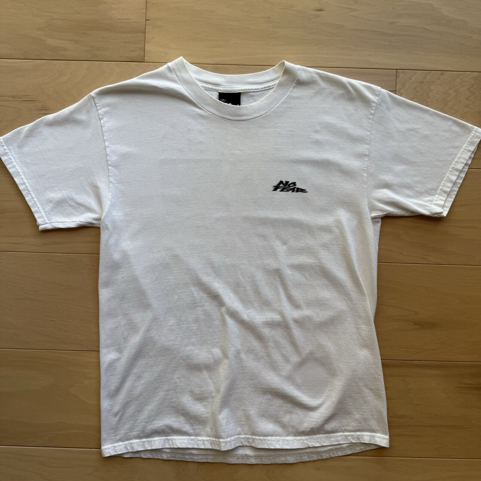 No Fear × Vintage Vintage No Fear Golf Shirt Large White 90s Streetwear Skater Size US L / EU 52-54 / 3 - 2 Thumbnail