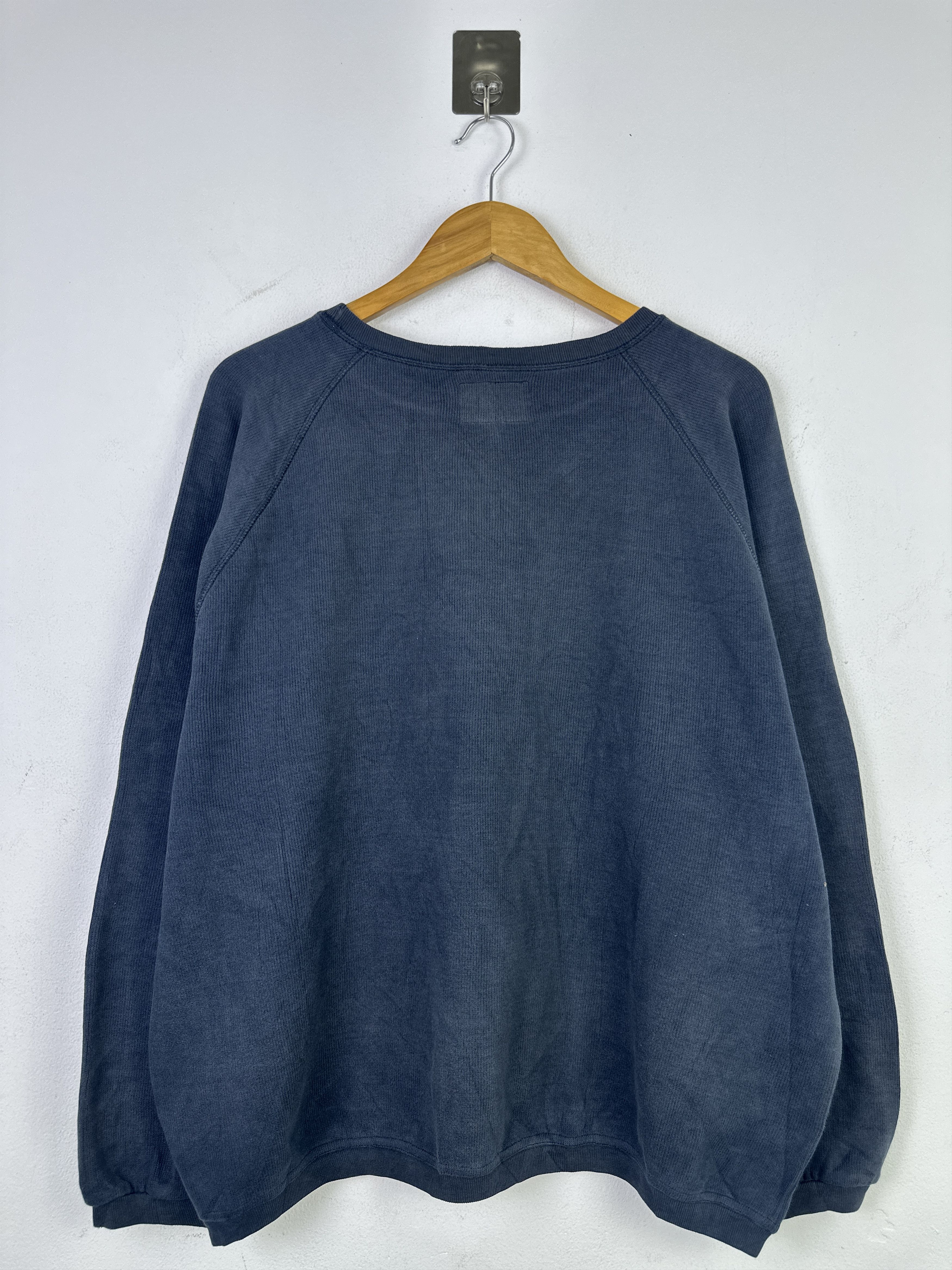 Giorgio Armani Vintage Armani Jeans "Blue Power" Navy Sweatshirt BP0010 Size US L / EU 52-54 / 3 - 3 Thumbnail