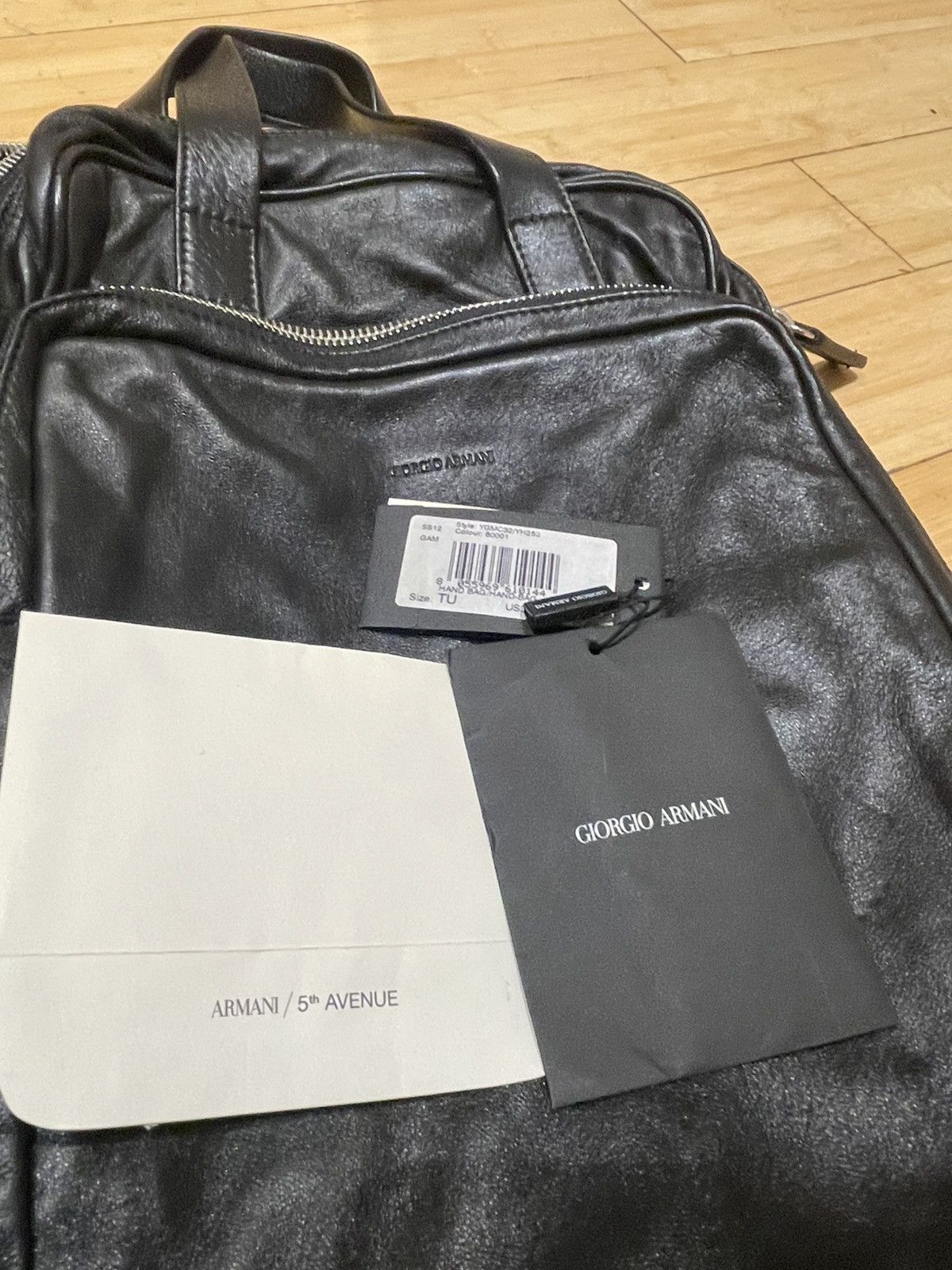 Giorgio Armani Leather top handle bag Size ONE SIZE - 5 Thumbnail