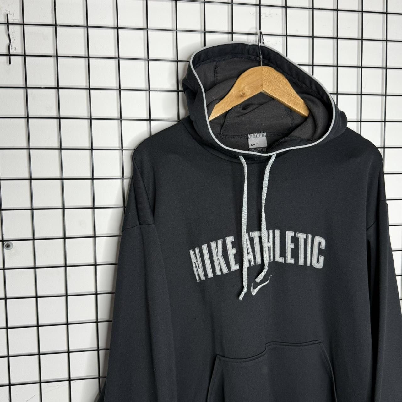 Nike Nike Athletic Hoodie Black Vintage 2000s Size US M / EU 48-50 / 2 - 4 Thumbnail