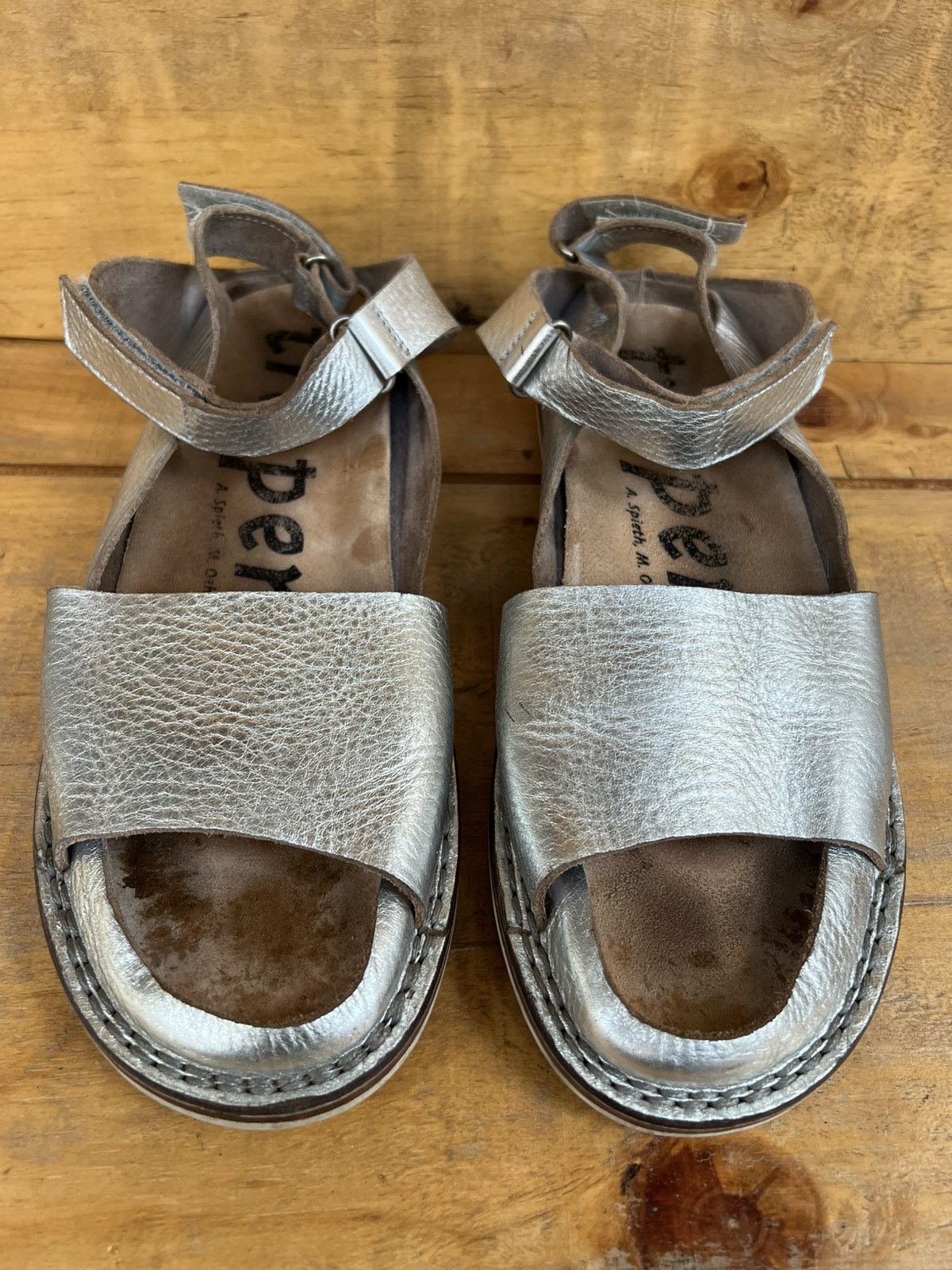 Trippen Trippen Fez F Women's Silver Flat Shoes Size EU 41 / US 9 Size US 11 / IT 41 - 2 Thumbnail
