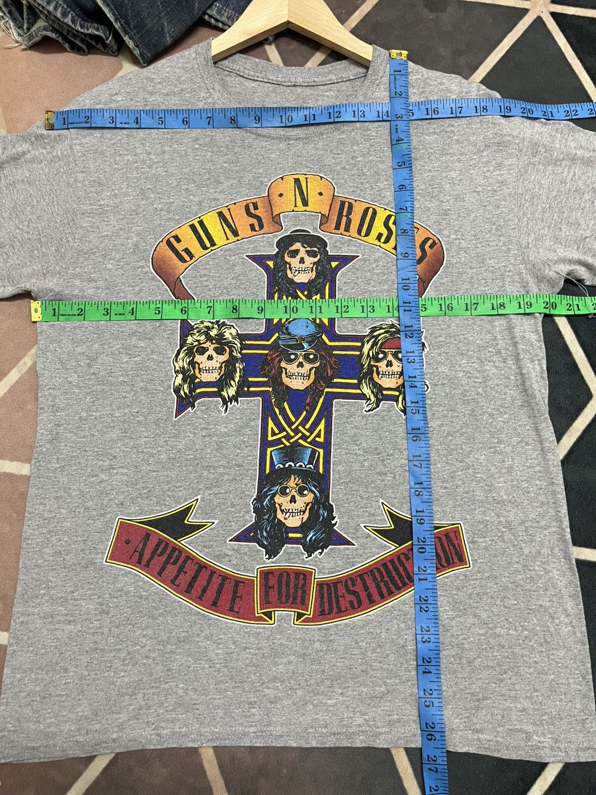 Band Tees 💥Guns N Roses Appetite For Destruction Tour T Shirts Size US M / EU 48-50 / 2 - 16 Thumbnail