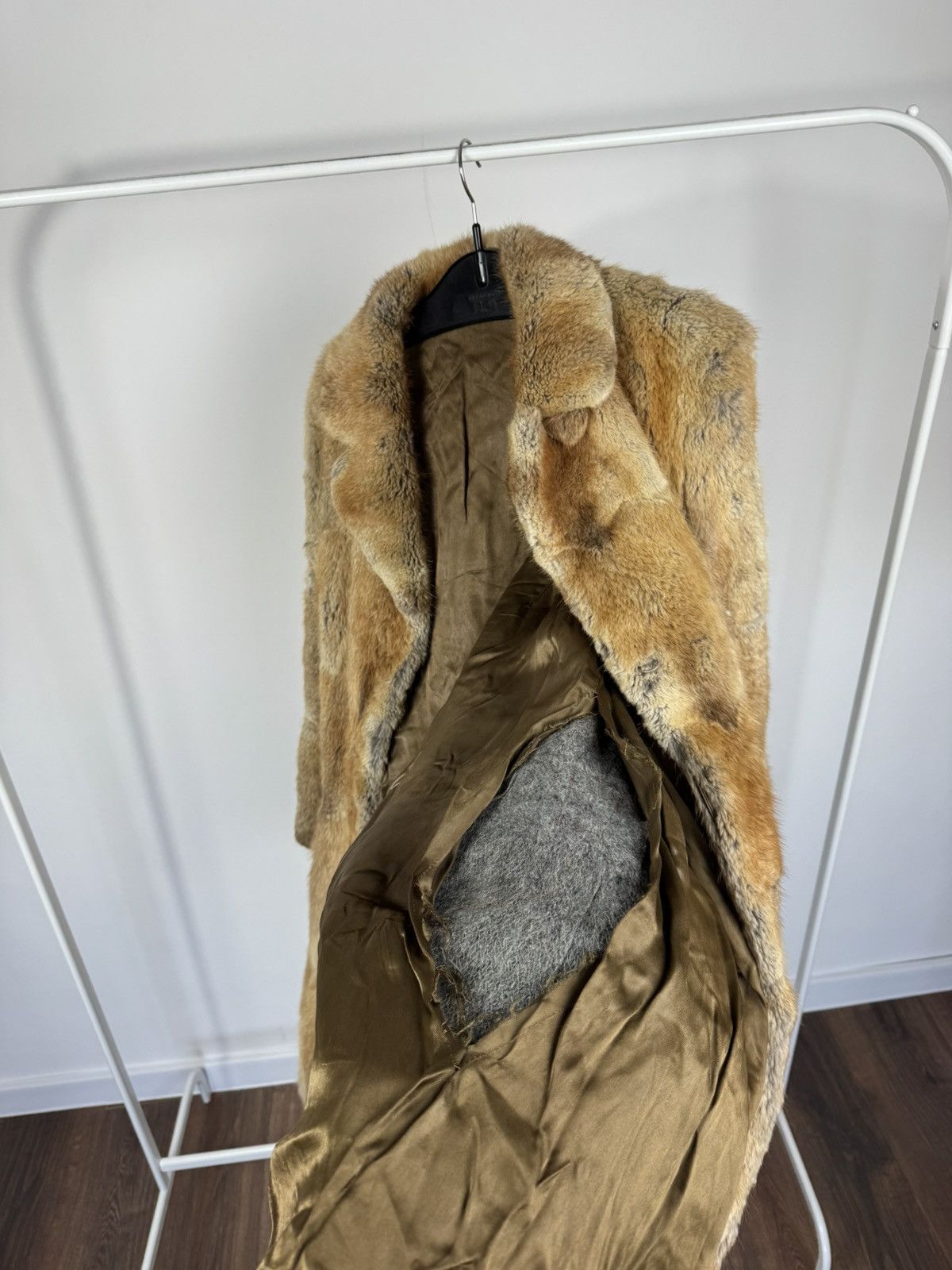 Other Vintage Real Fur Coat Jacket Women’s Brown Luxury Winter Size L / US 10 / IT 46 - 12 Thumbnail