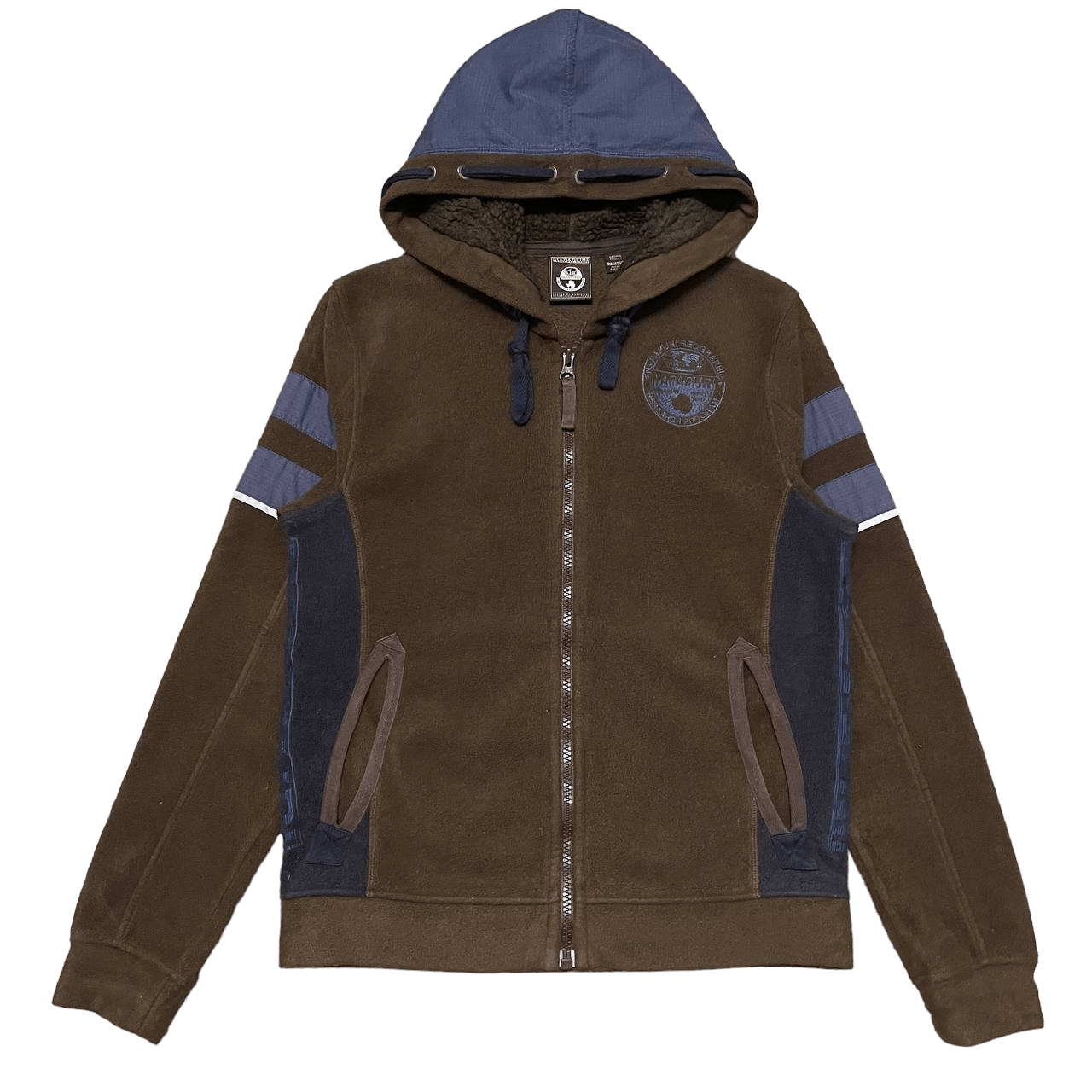 Napapijri Vintage Napapijri Fleece Hoodie Jacket Size US M / EU 48-50 / 2 - 1 Thumbnail