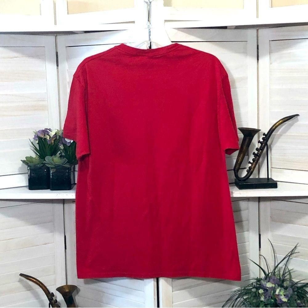 Disney Disney unisex Mickey ears red black cotton T-shirt man’s L Size US L / EU 52-54 / 3 - 3 Thumbnail