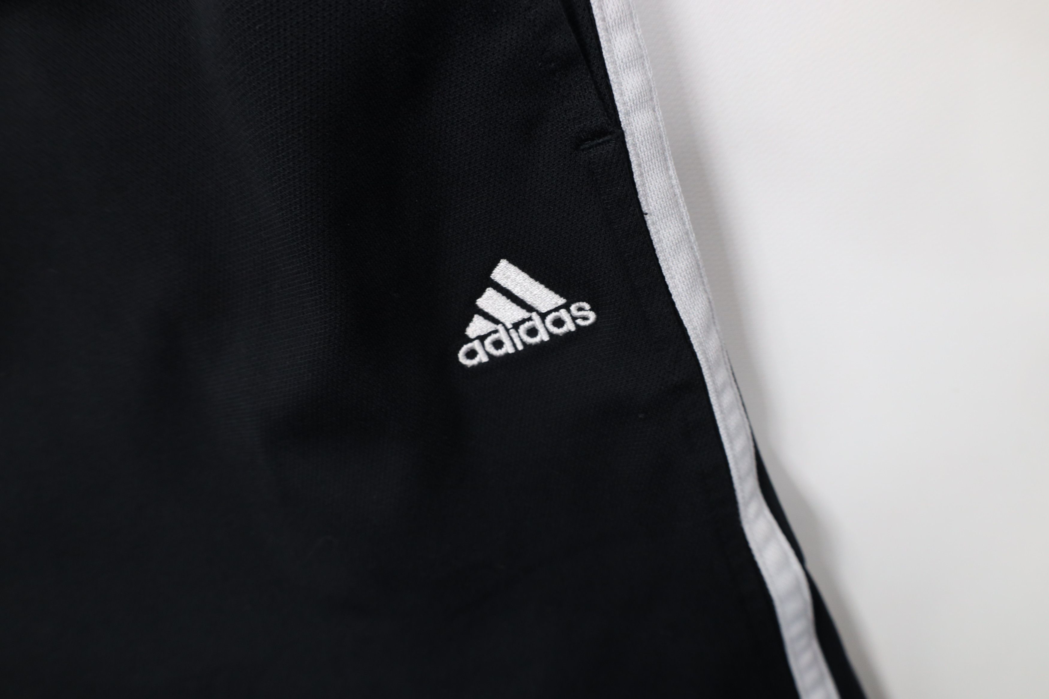 Adidas Vintage Y2K Adidas Striped Wide Leg Sweatpants Pants Black Size US 34 / EU 50 - 8 Thumbnail