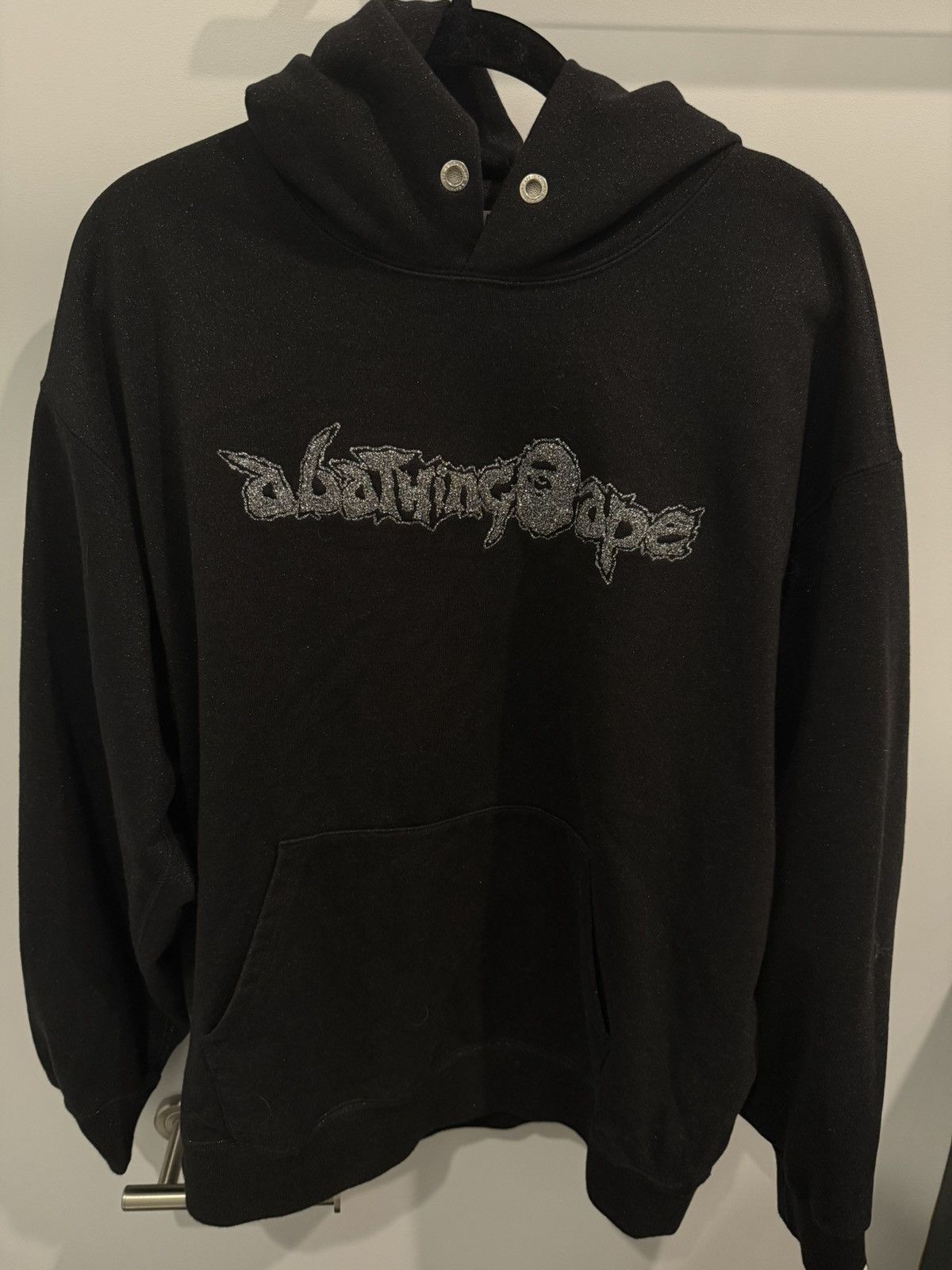Bape Metallic Yarn Pullover Hoodie Size US XL / EU 56 / 4 - 2 Thumbnail