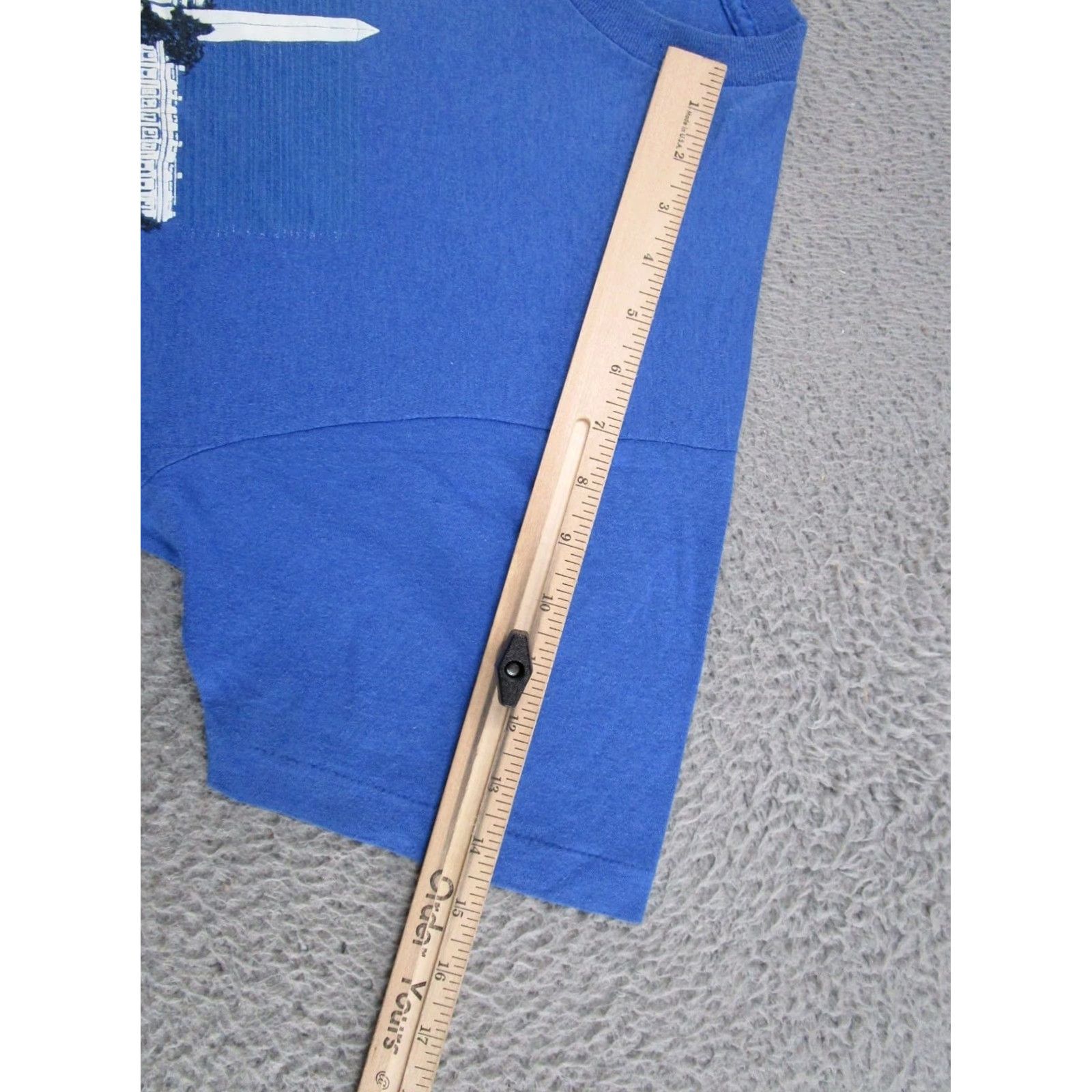 Vintage Washington DC 80s Single Stitch Graphic White House Shirt Mens Size 2XL T-Shirt Blue Cotton Screen Stars Vintage Size US XXL / EU 58 / 5 - 7 Thumbnail