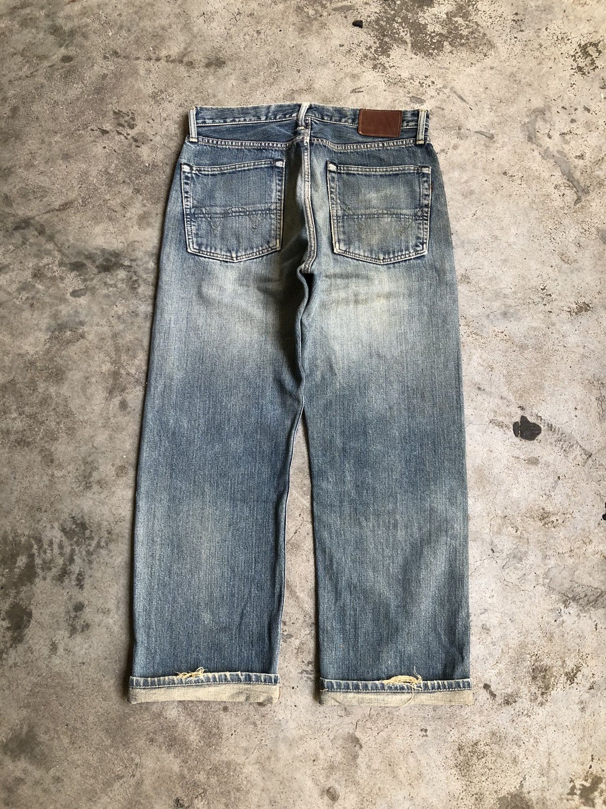 Edwin × Vintage Vintage edwin 505X Selvedge with japan sashiko & boro Size US 33 - 2 Thumbnail
