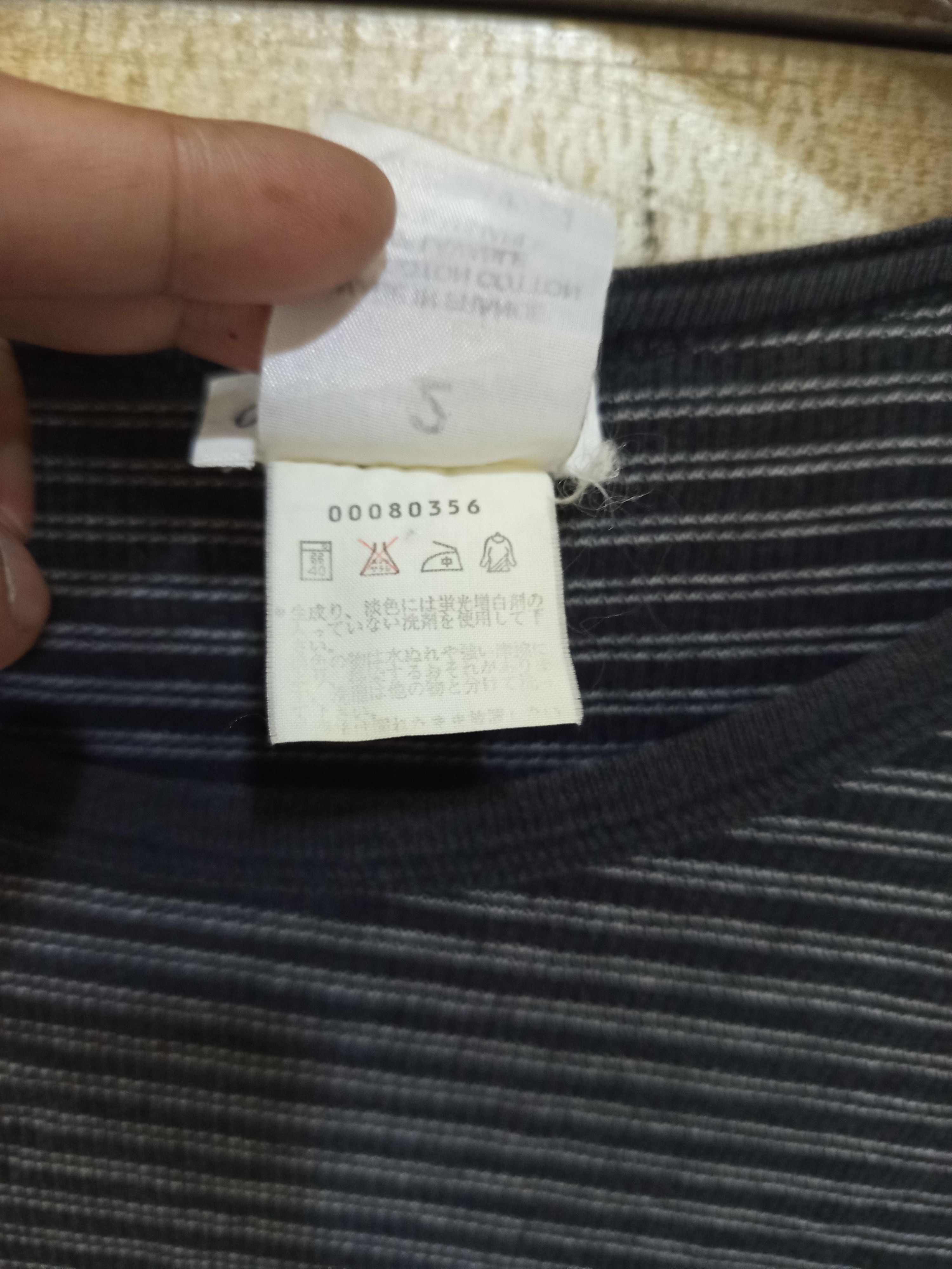 agnes b. Agnes b. Homme Thin Stripe Tee Size US M / EU 48-50 / 2 - 8 Thumbnail