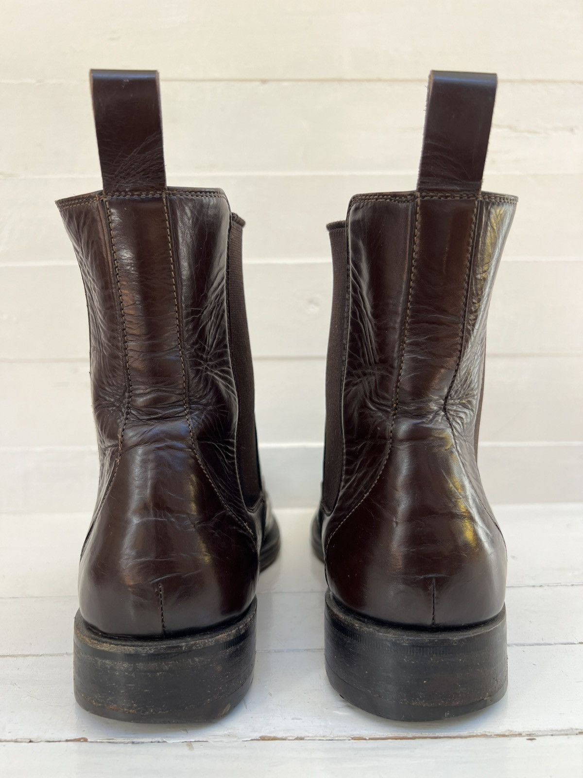 Gucci Gucci Men Brown Leather Boots Size 39.5 E |US 6.5| UK 5.5 Size US 6.5 / EU 39-40 - 6 Thumbnail