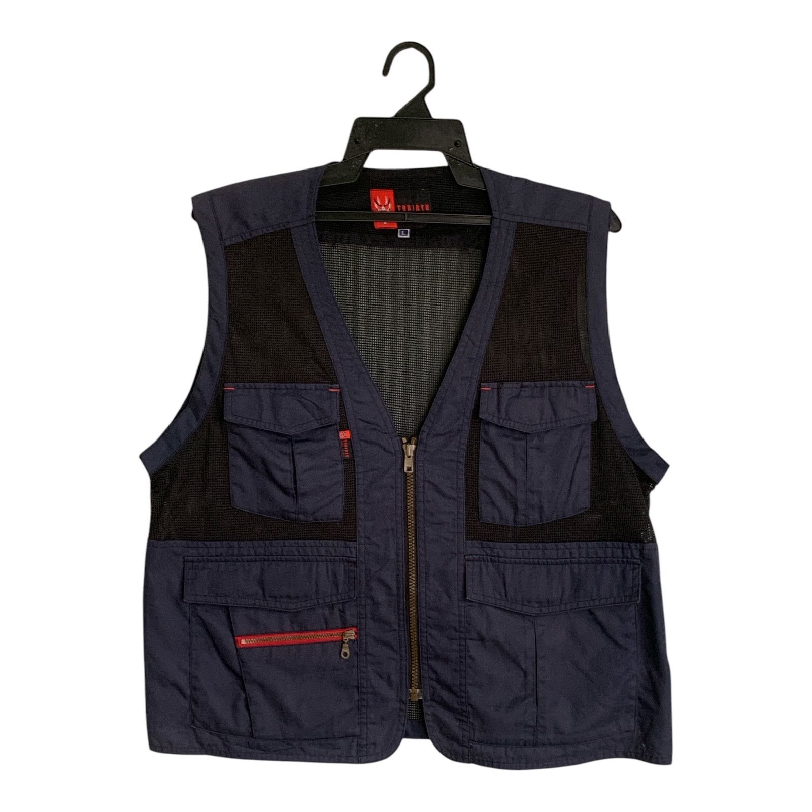 Japanese Brand Rare Design Vintage Tobiryu Real Spirit Vests Size US L / EU 52-54 / 3 - 1 Thumbnail