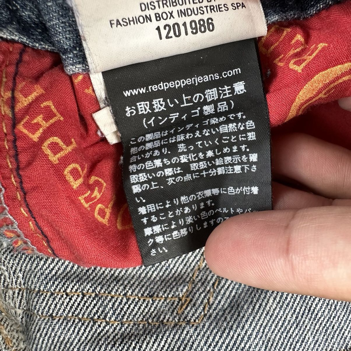 Japanese Brand Vintage Japanese PUNK Raw Faded Denim Jean Japan Size 34 Size US 34 / EU 50 - 13 Thumbnail