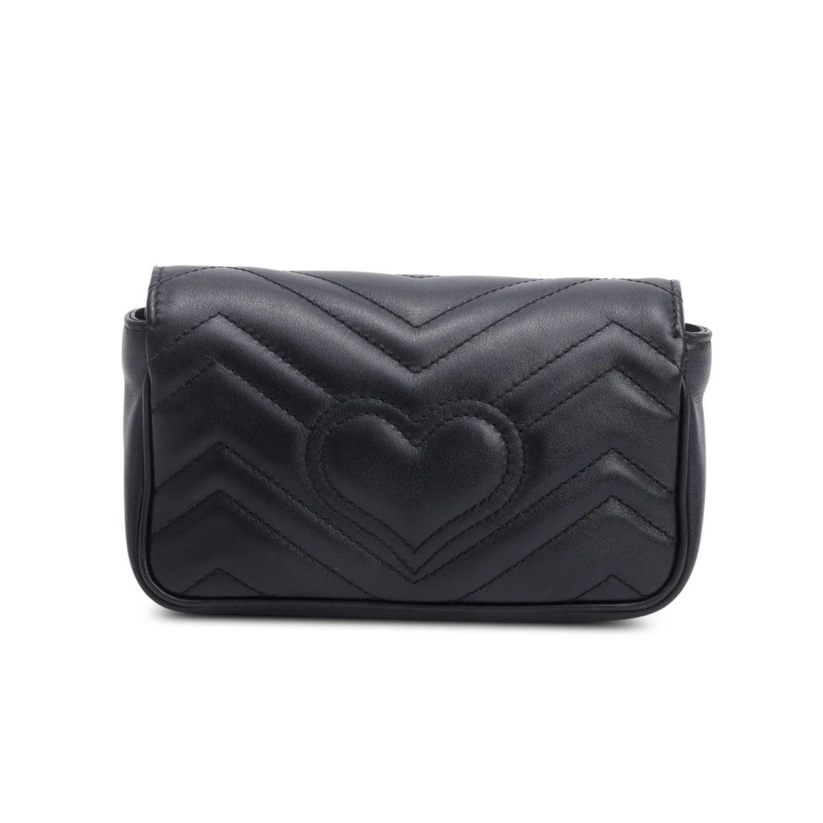 Gucci GUCCI Black GG Marmont Leather Bag Size ONE SIZE - 5 Thumbnail