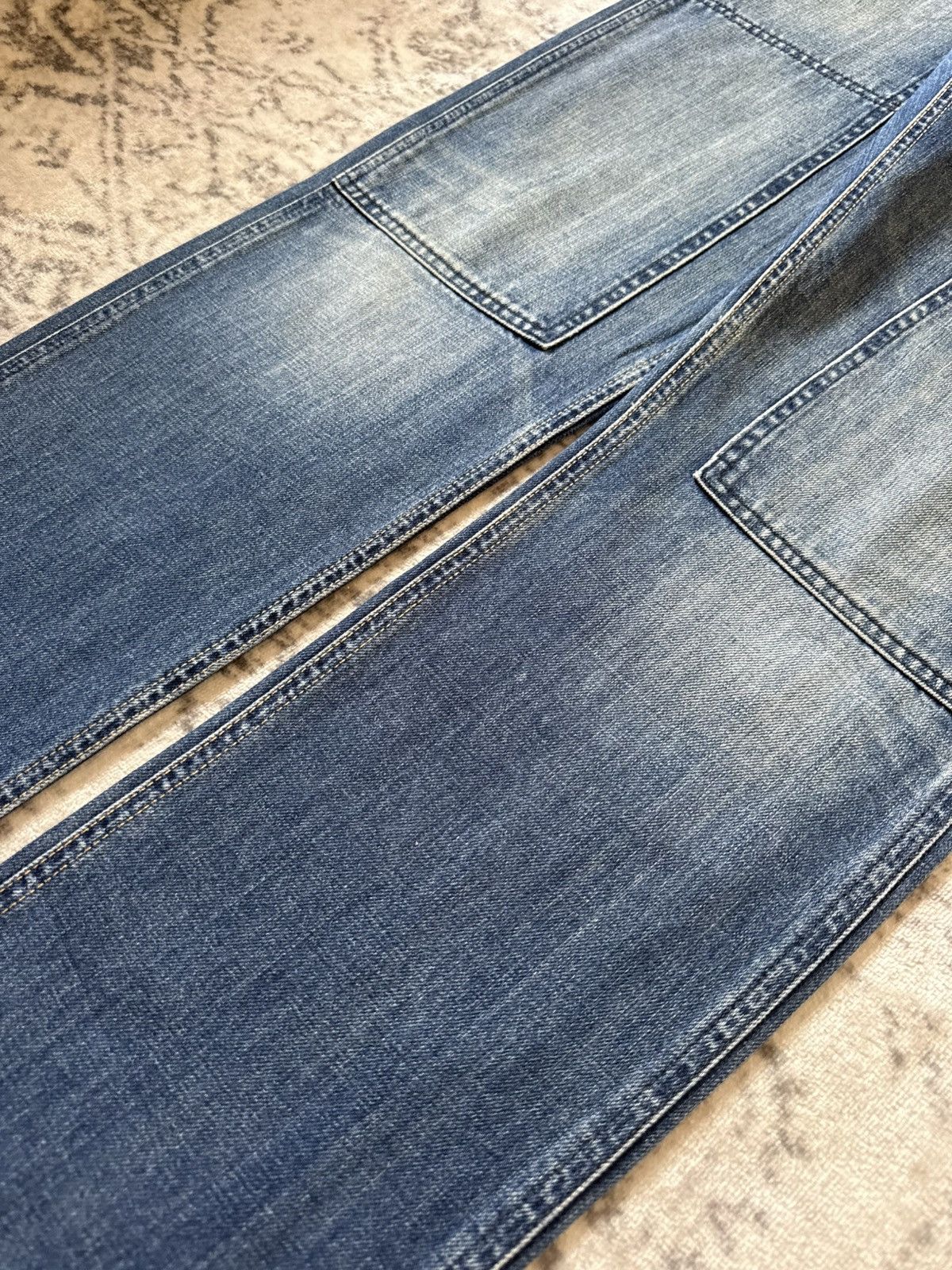 RRL Ralph Lauren Polo Ralph Lauren Double Knee Carpenters Denim Pants Size US 30 / EU 46 - 7 Thumbnail
