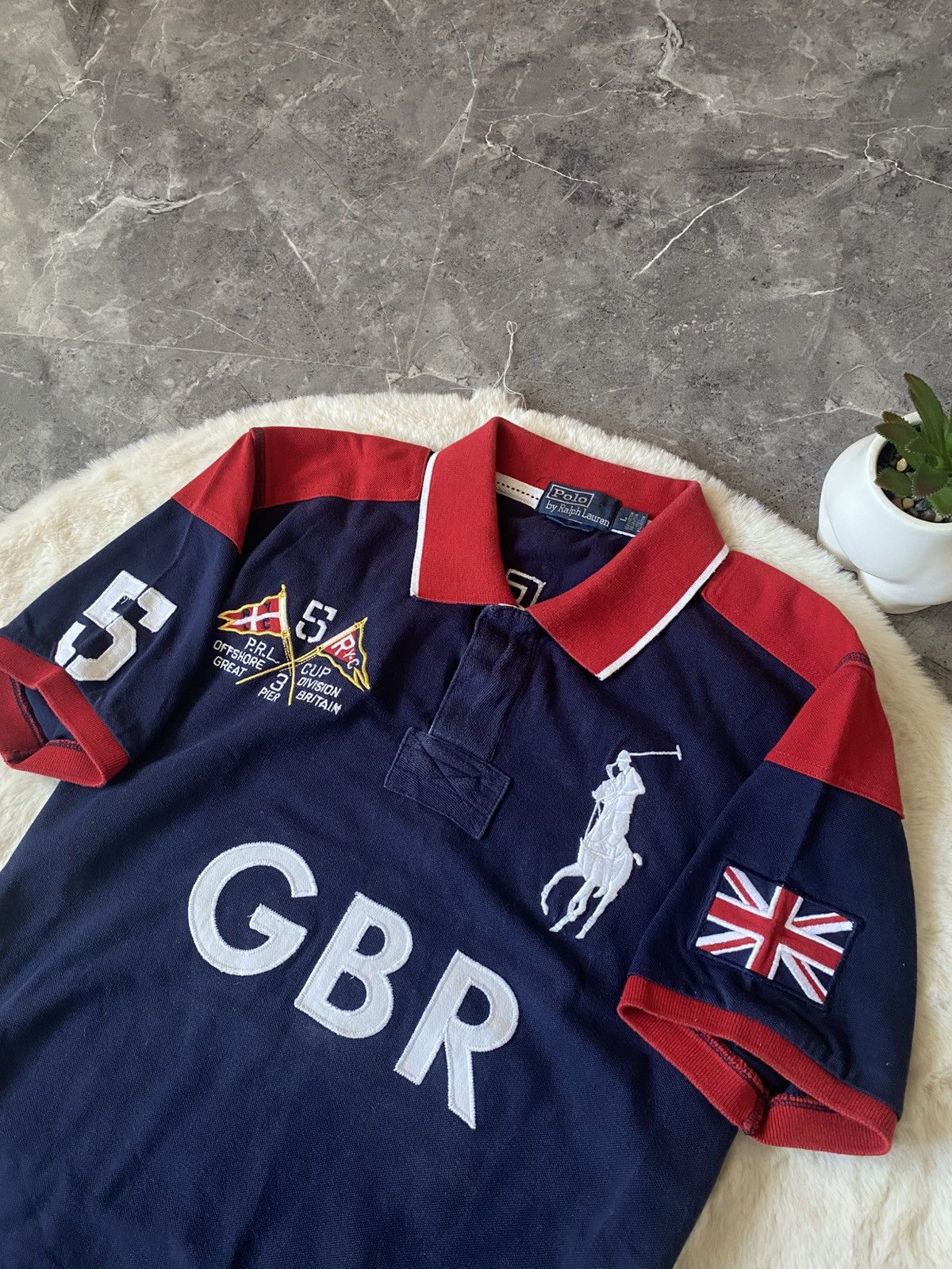Polo Ralph Lauren Polo Ralph Lauren T-shirt Great Britain Chief Keef Big logo5 Size US L / EU 52-54 / 3 - 3 Thumbnail