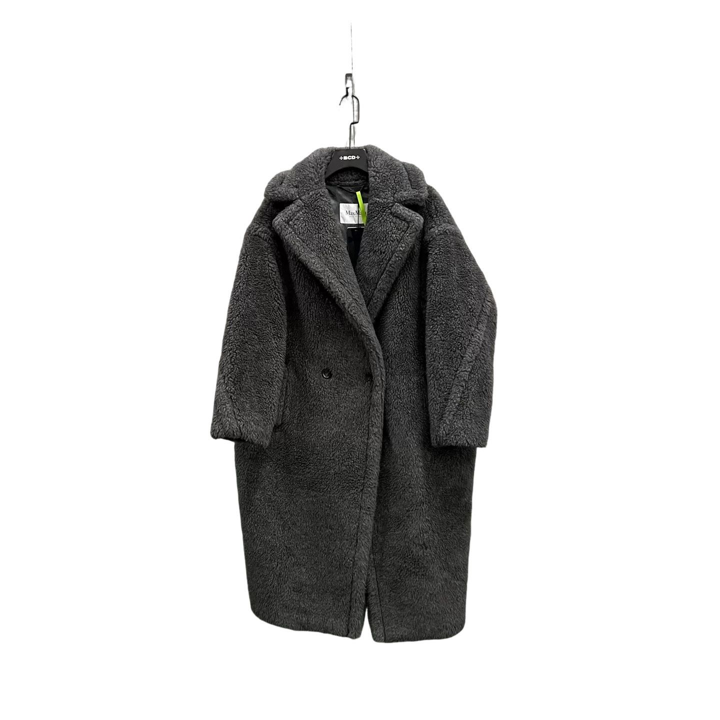 Max Mara MaxMara Gray Alpaca-Wool Teddy Coat Size M Size M / US 6-8 / IT 42-44 - 1 Thumbnail