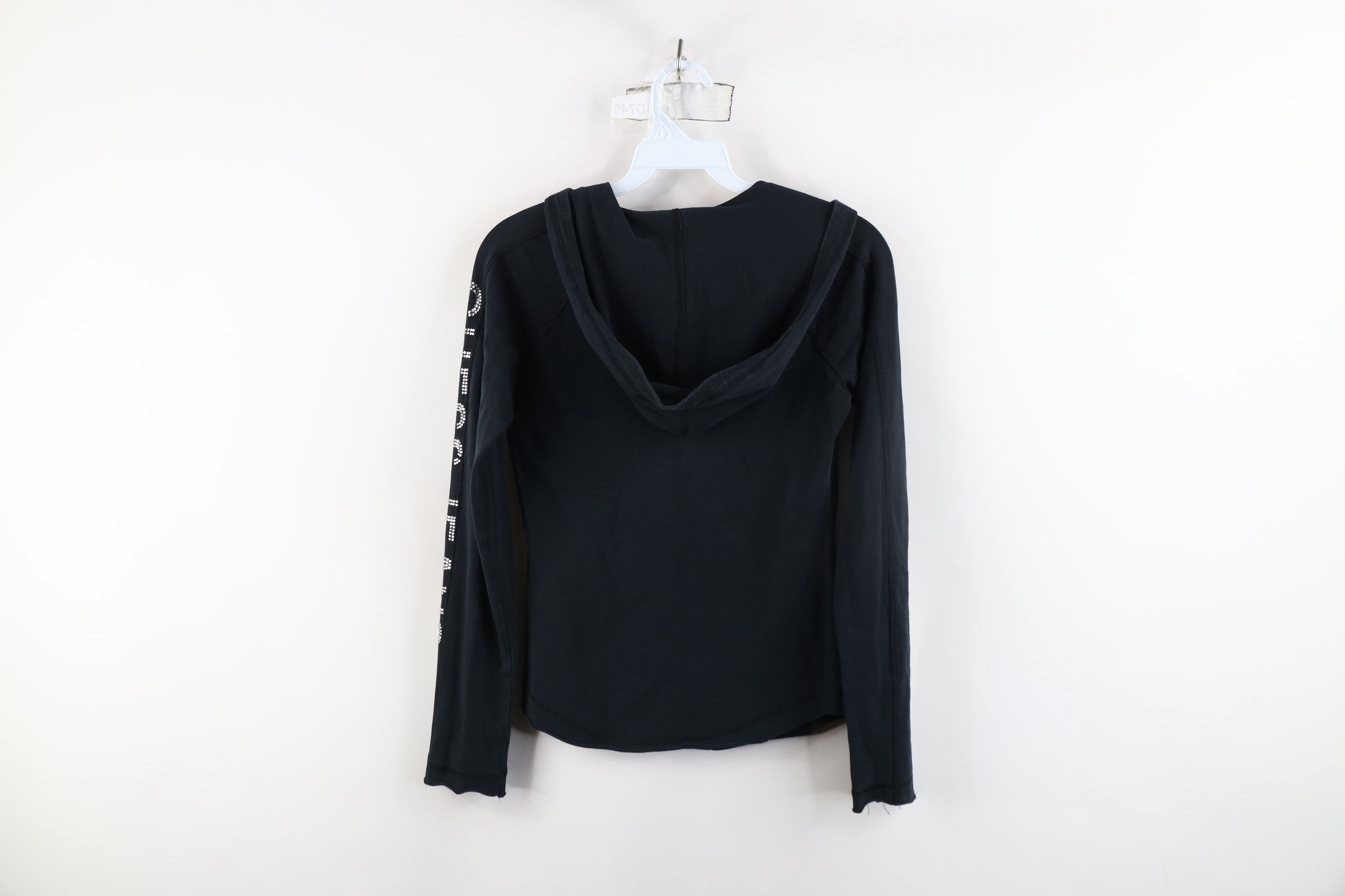 Guess × Vintage Vintage 90s Y2K Guess Babydoll Spell Sequin Hooded T-Shirt Size M / US 6-8 / IT 42-44 - 12 Thumbnail