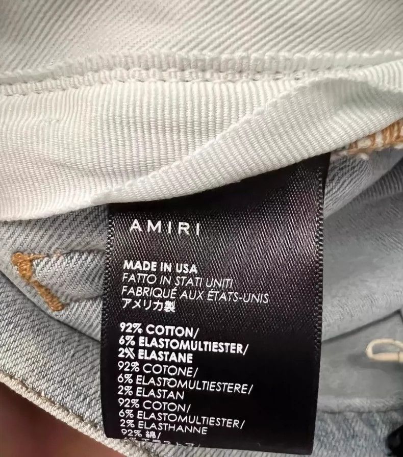 Amiri Amiri Blue Big Destruction Brand New Jeans 2501-Nextarrow Size US 30 / EU 46 - 6 Thumbnail