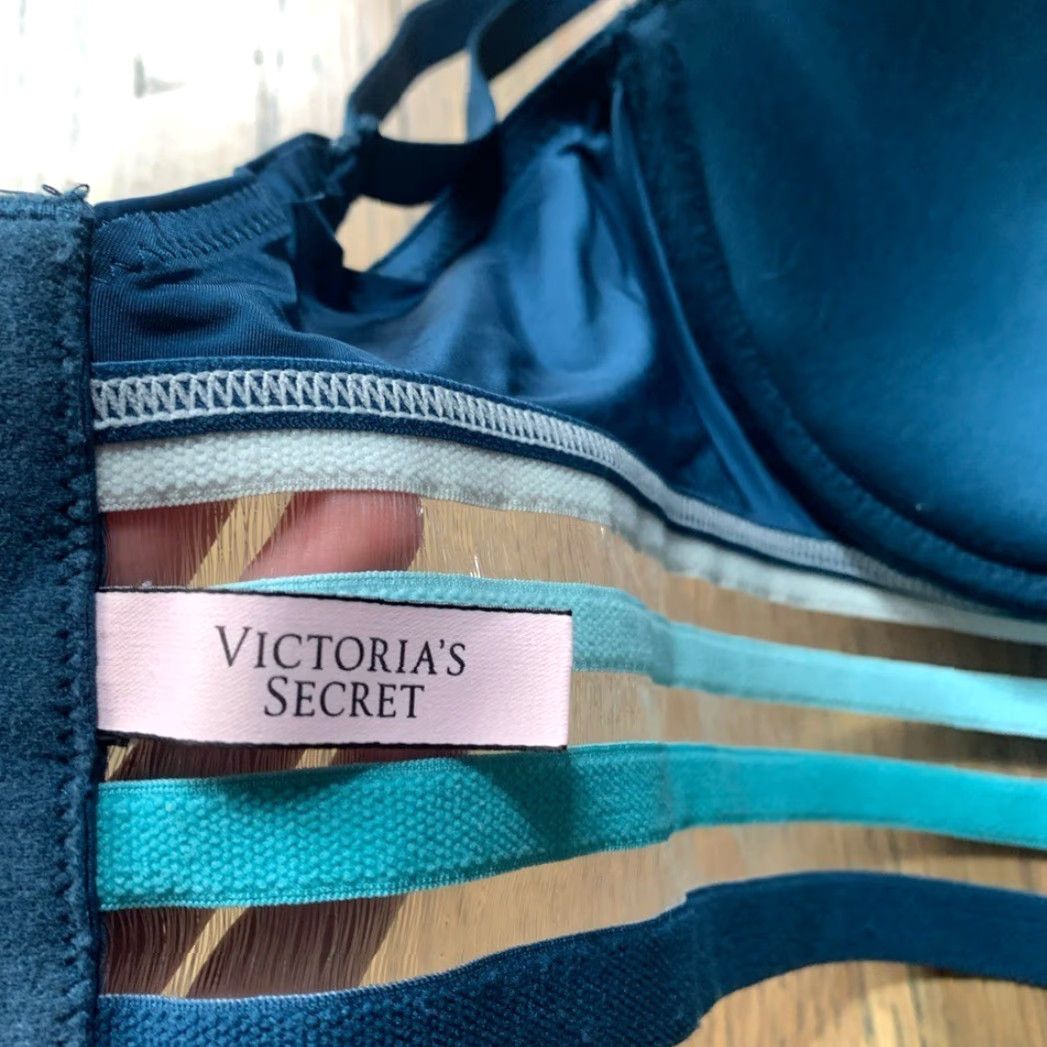 Victoria's Secret Victoria's Secret Bras Blue 32DD Push Up Bra Women Regular - Blue Victoria's Secret Bra 32DD Women Push Up Blue Size ONE SIZE - 7 Thumbnail