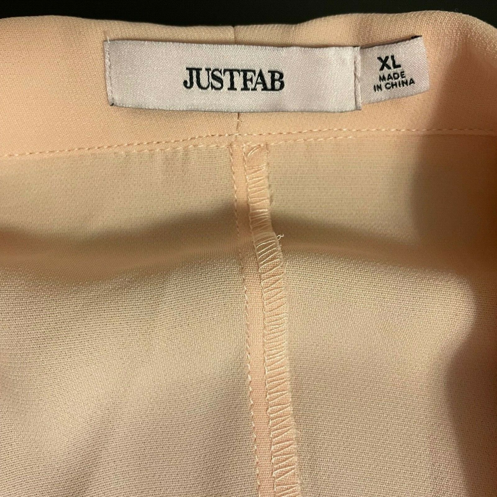 Other JUSTFAB Women's XL Blazer Jacket Open Front Blush PINK Size XL / US 12-14 / IT 48-50 - 10 Thumbnail
