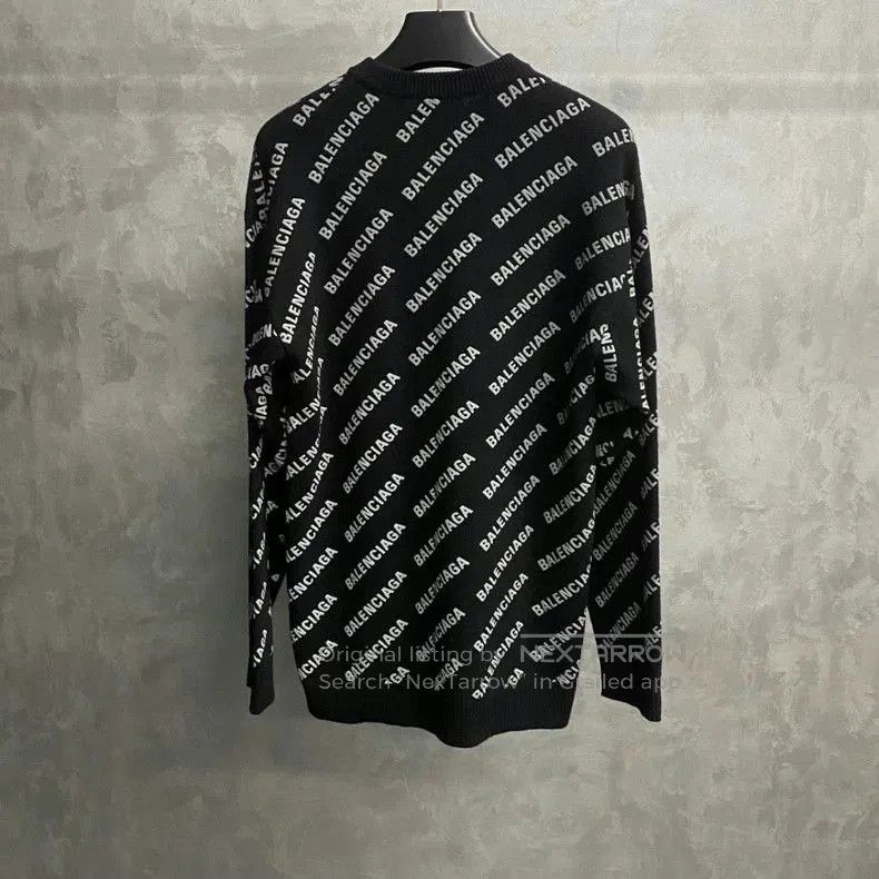 Balenciaga Balenciaga 2023 Black Logo Cashmere Sweater. Size US M / EU 48-50 / 2 - 2 Thumbnail