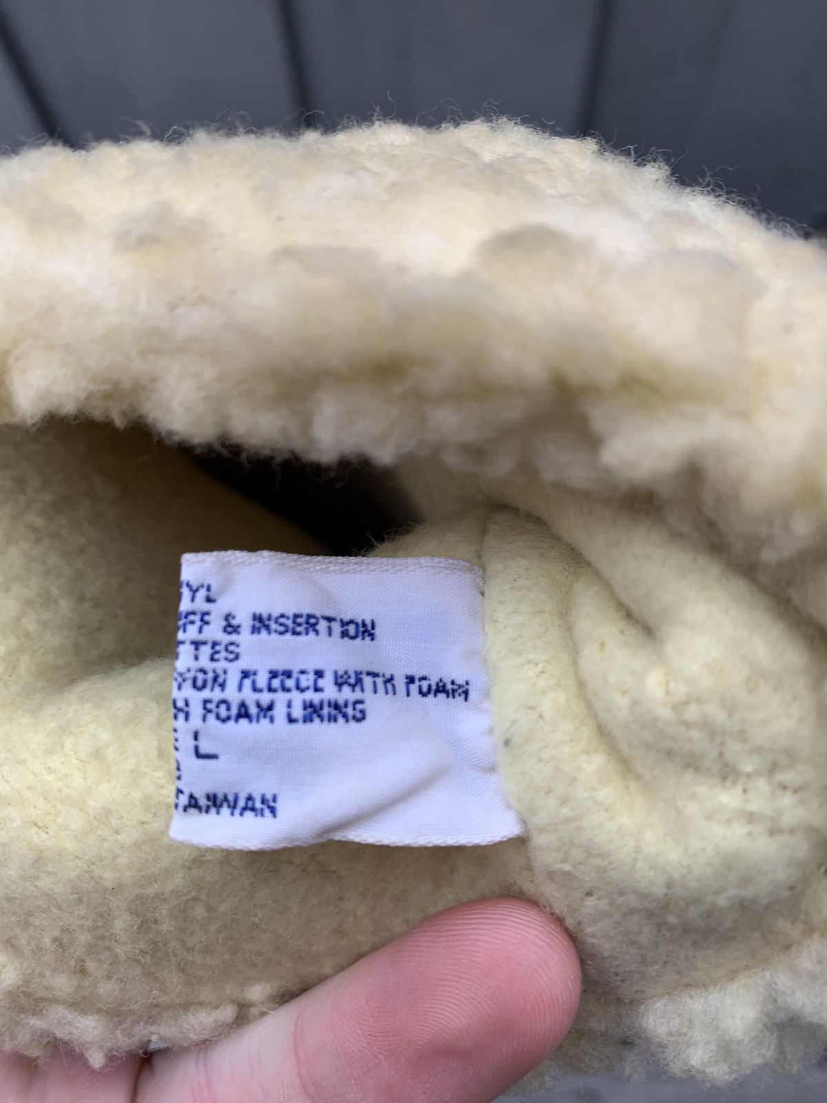 Vintage Vintage Shearling Mittens Vegan Leather Wool Sheepskin 90s Size ONE SIZE - 8 Thumbnail