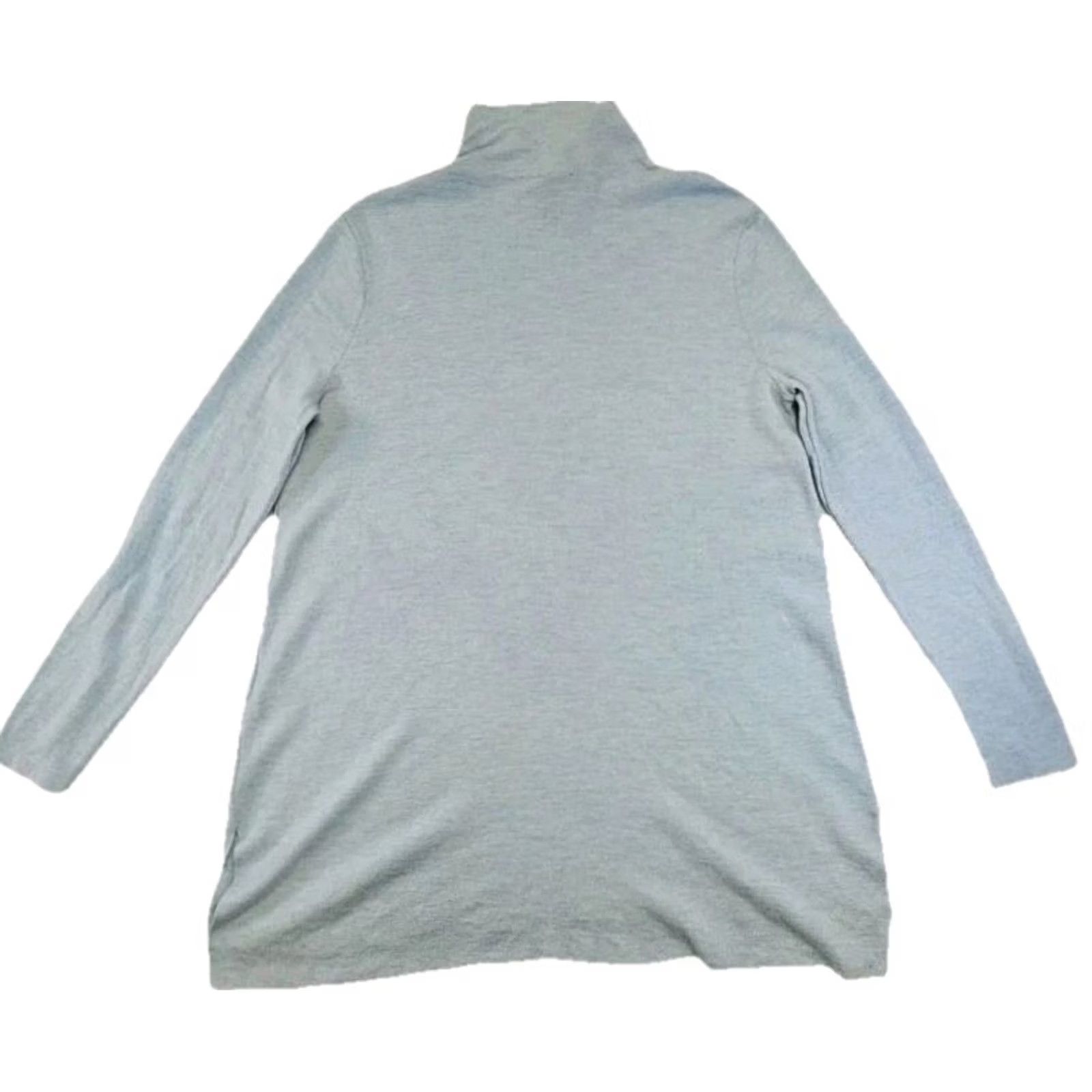 Eileen Fisher VINTAGE Eileen Fisher Sweater Mock Neck 100% Merino Wool S Sage Green Womens Size S / US 4 / IT 40 - 5 Thumbnail