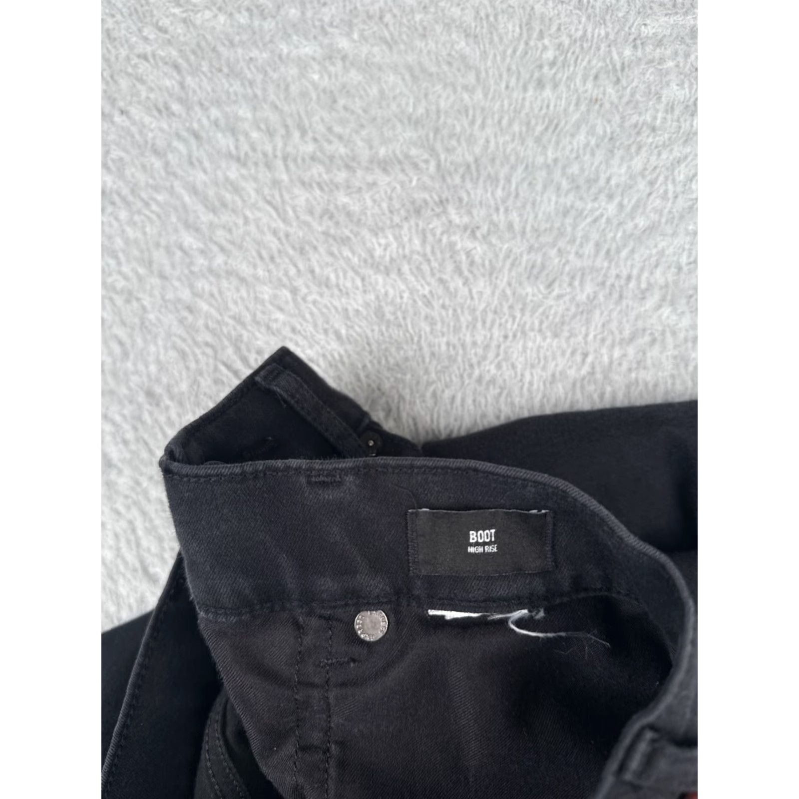 Express VINTAGE Express Womens Jeans Bootcut High Rise Black Cotton Blend 26x31 90s Designer Authentic Women's Size 26" / US 2 / IT 38 - 7 Thumbnail