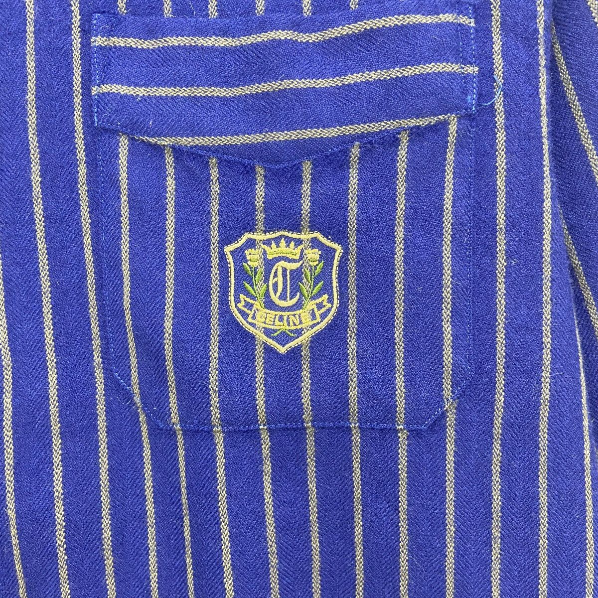 Celine Vintage Celine Paris Stripes Wool Flannel Size US S / EU 44-46 / 1 - 9 Thumbnail