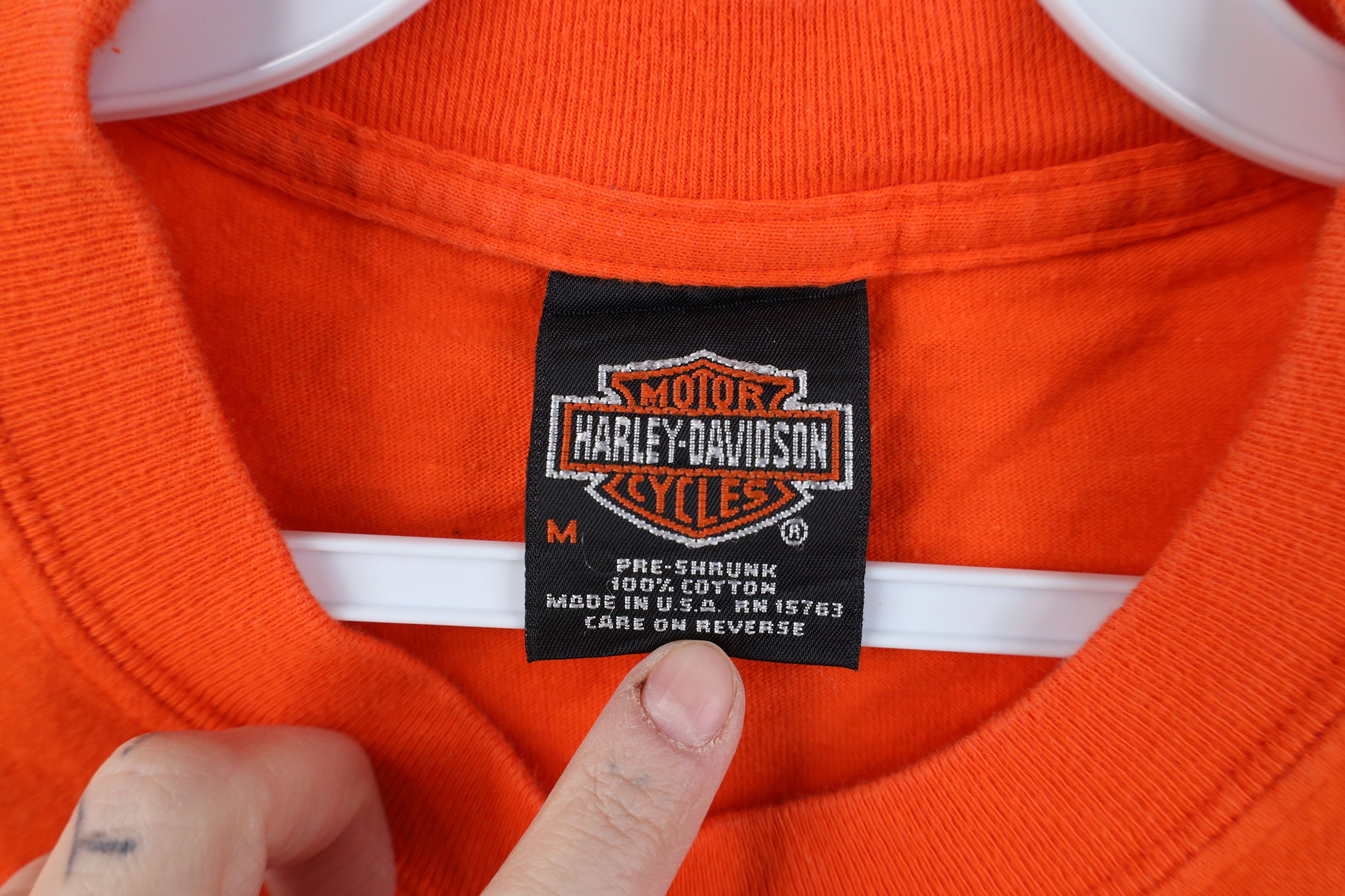 Harley Davidson Vintage 90s Harley Davidson Spell Short Sleeve T-Shirt USA Size US M / EU 48-50 / 2 - 6 Thumbnail