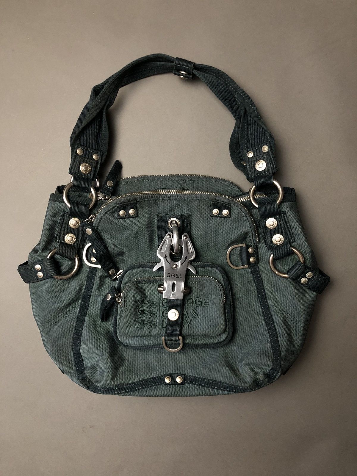 image of Ggl, George Gina & Lucy Principessa Vintage Avant Garde Bag in Blue, Women's