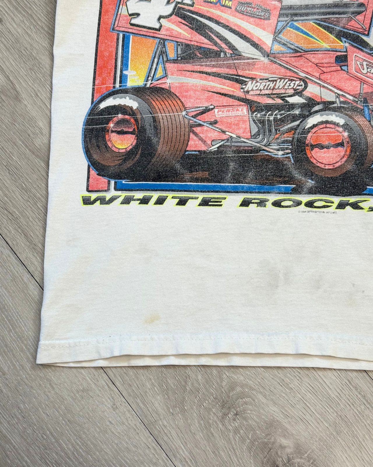 Vintage Rare Vintage Toni Lutar Sprint Car Racing T-Shirt - Small Size US S / EU 44-46 / 1 - 9 Thumbnail