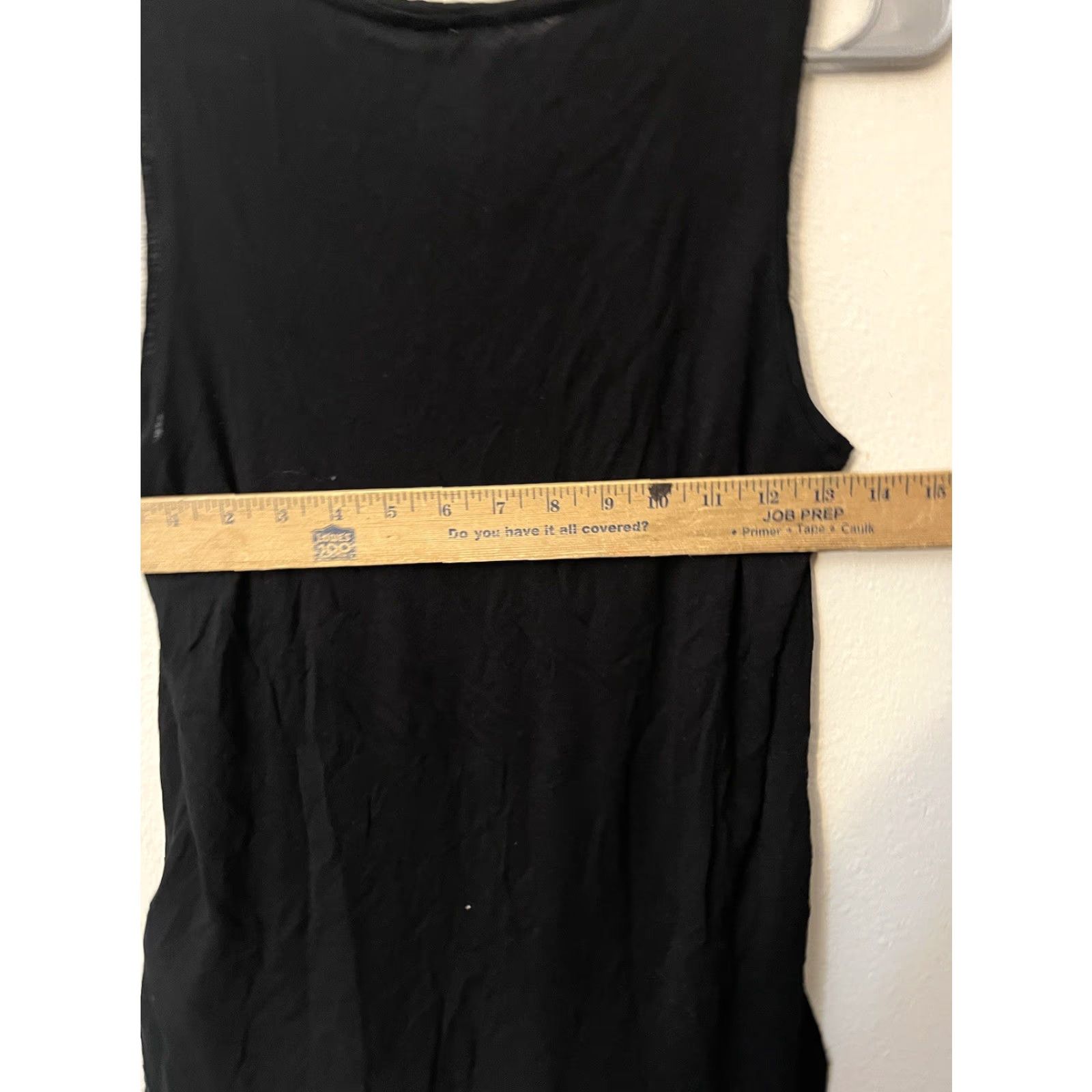 H&M VINTAGE H&M Tank Shirt Women Solid Black Cotton Modal S Small Tunic Tank Camisole Womens Size S / US 4 / IT 40 - 4 Thumbnail