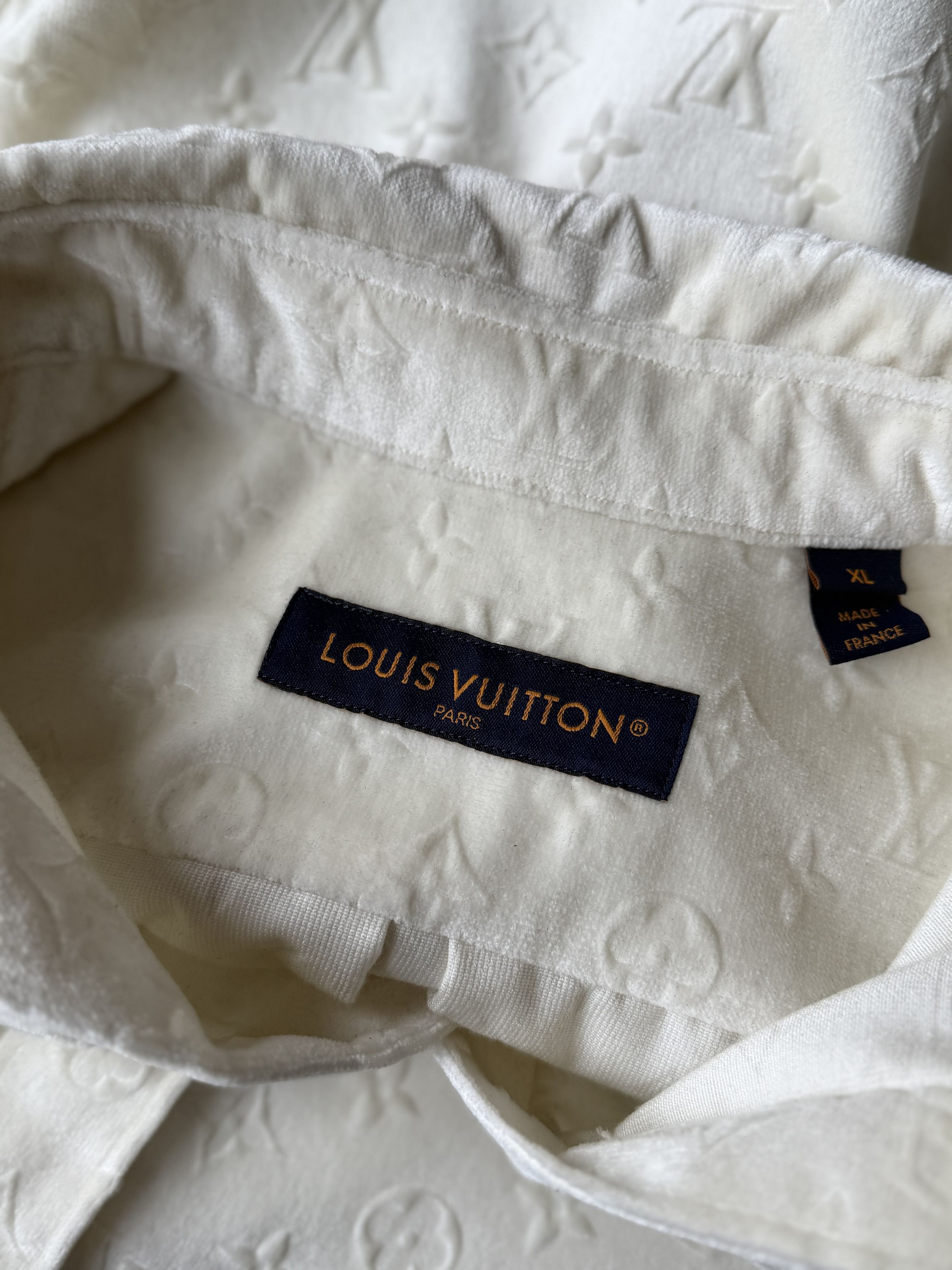 Louis Vuitton Louis Vuitton Monogram Velvet shirts by Virgil | RARE Size US XL / EU 56 / 4 - 6 Thumbnail