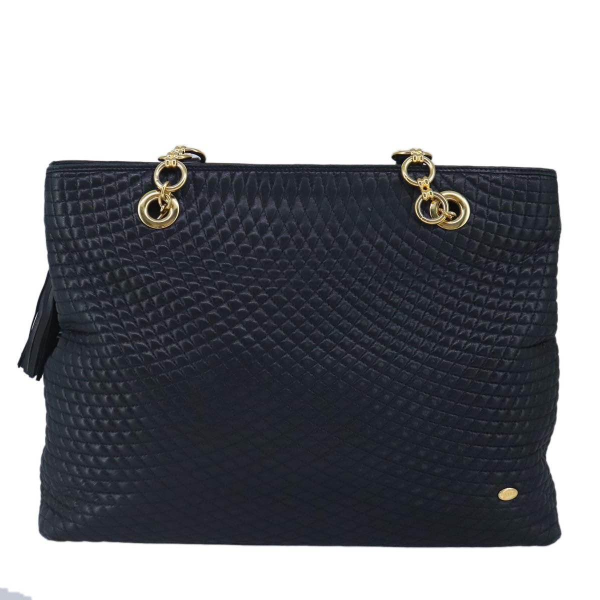 Bally Navy Leather Shoulder Bag (Pre-Owned) Size ONE SIZE - 1 Thumbnail