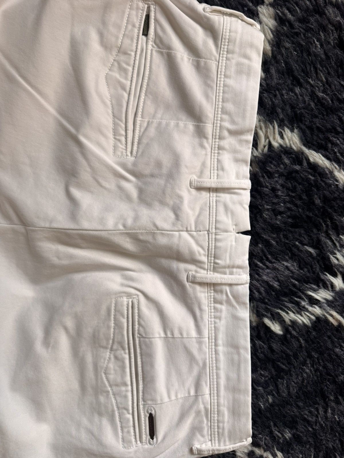 Incotex Incotex Slim Fit Stretch Chino Trousers — Chalk — 33 Size US 33 - 6 Thumbnail