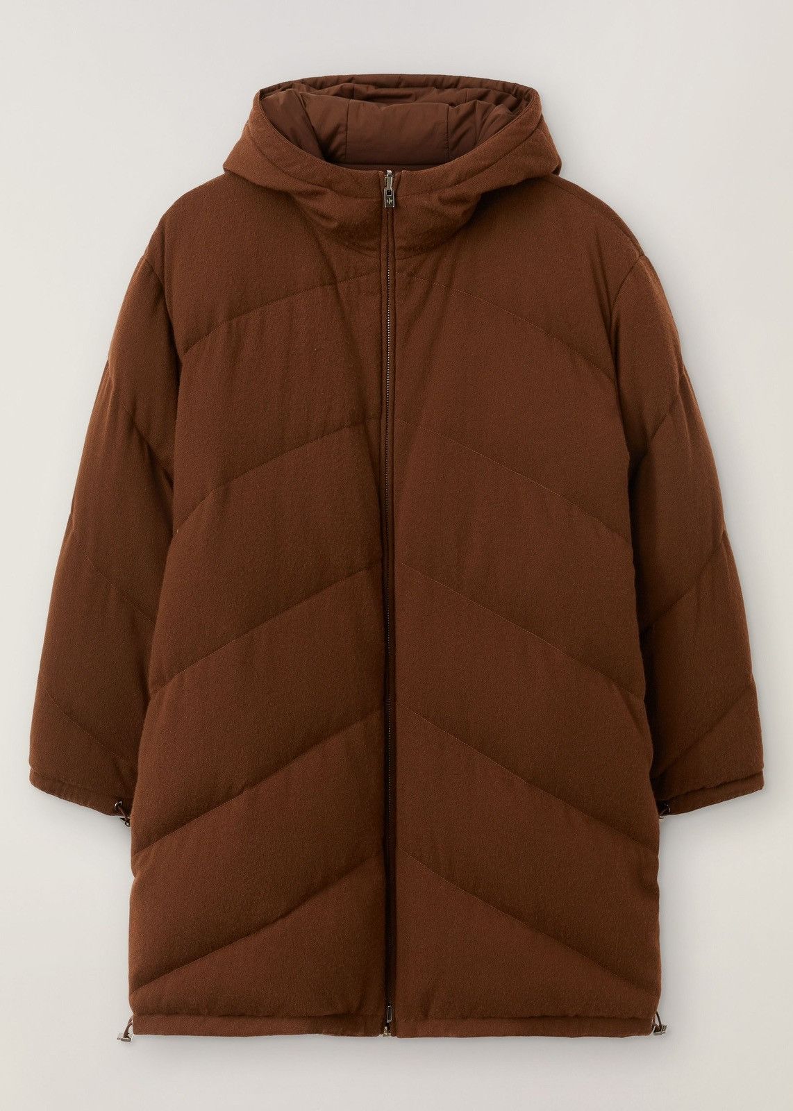 image of Loro Piana O1Loc1C0124 Reversible Parka In Cinnamon, Women's (Size Small)