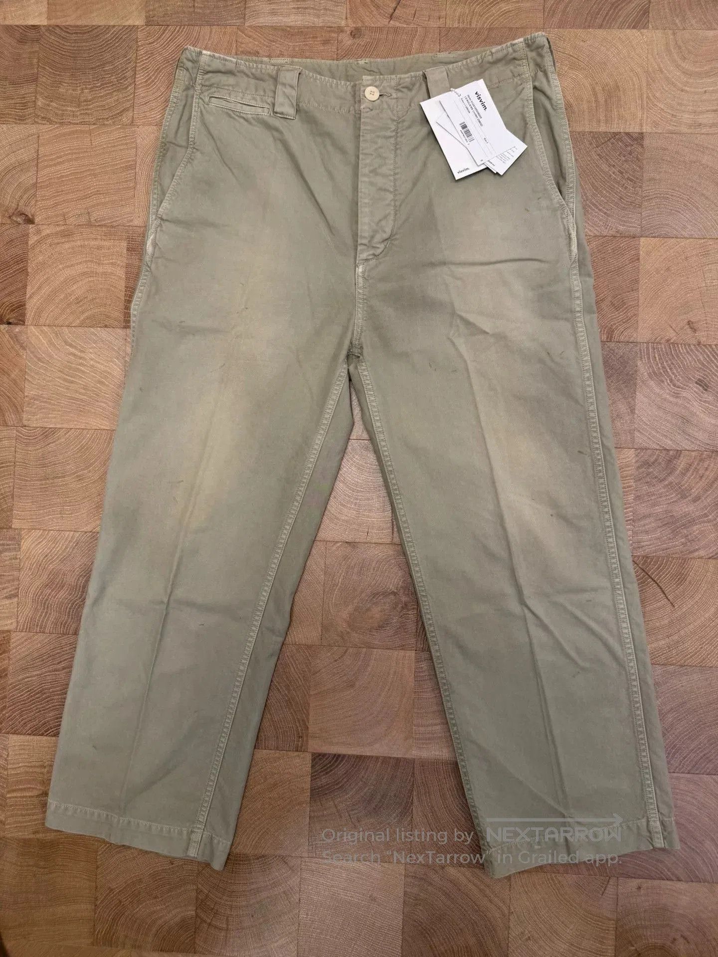 Visvim Visvim 24SS Leaguers Chino DMGD F.I.L. Exclusive. Size US 35 - 1 Thumbnail