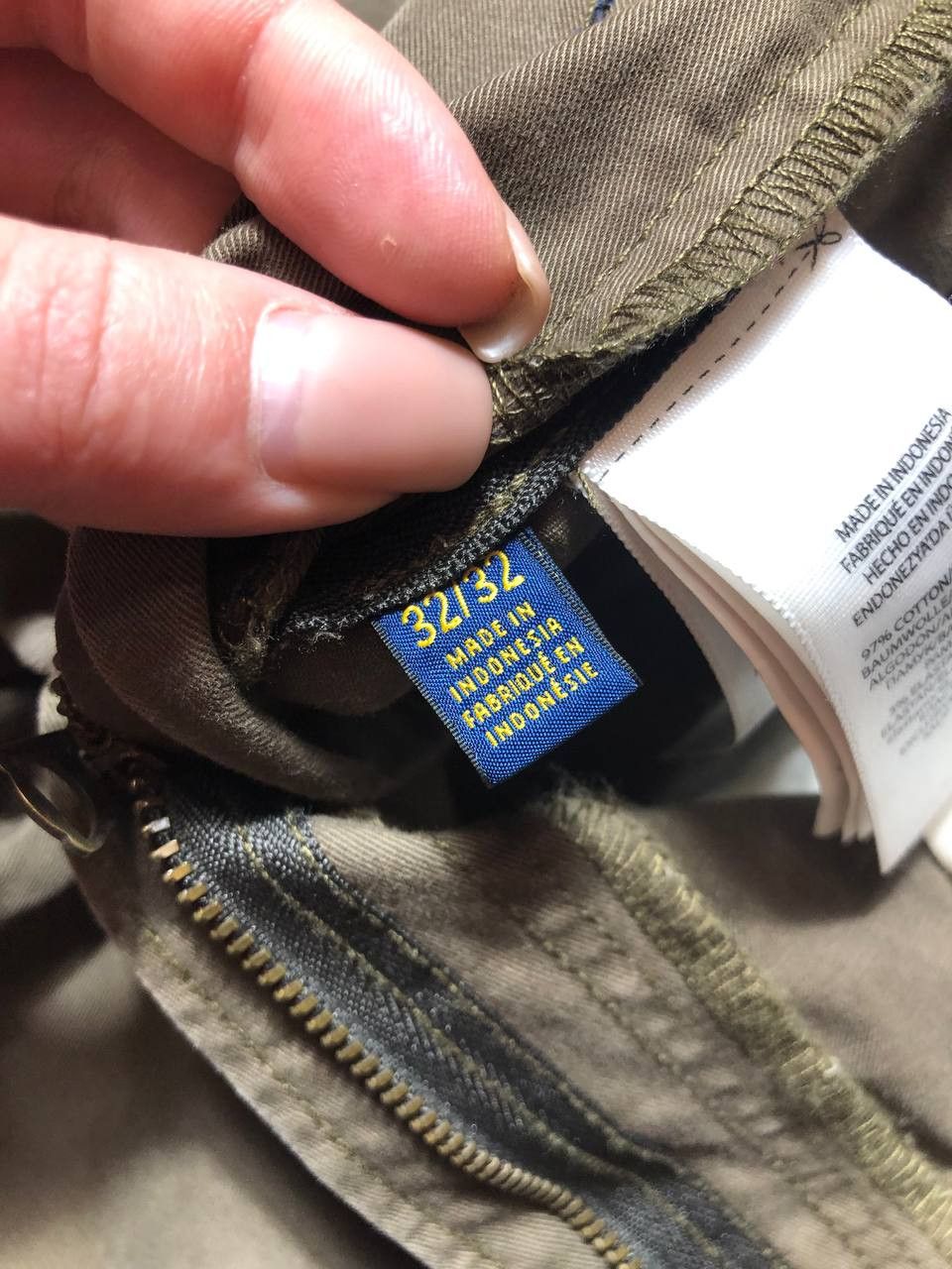 Polo Ralph Lauren Dirty Painted Distressed Thrashed Faded Baggy Jeans Y2K Size US 32 / EU 48 - 13 Thumbnail