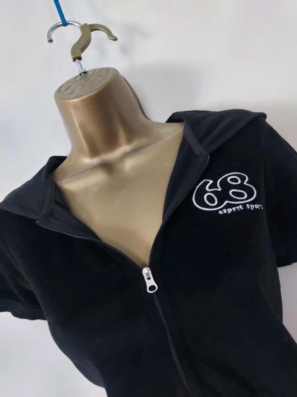 Vintage Vintage Short sleeve hoodie Size M / US 6-8 / IT 42-44 - 2 Thumbnail